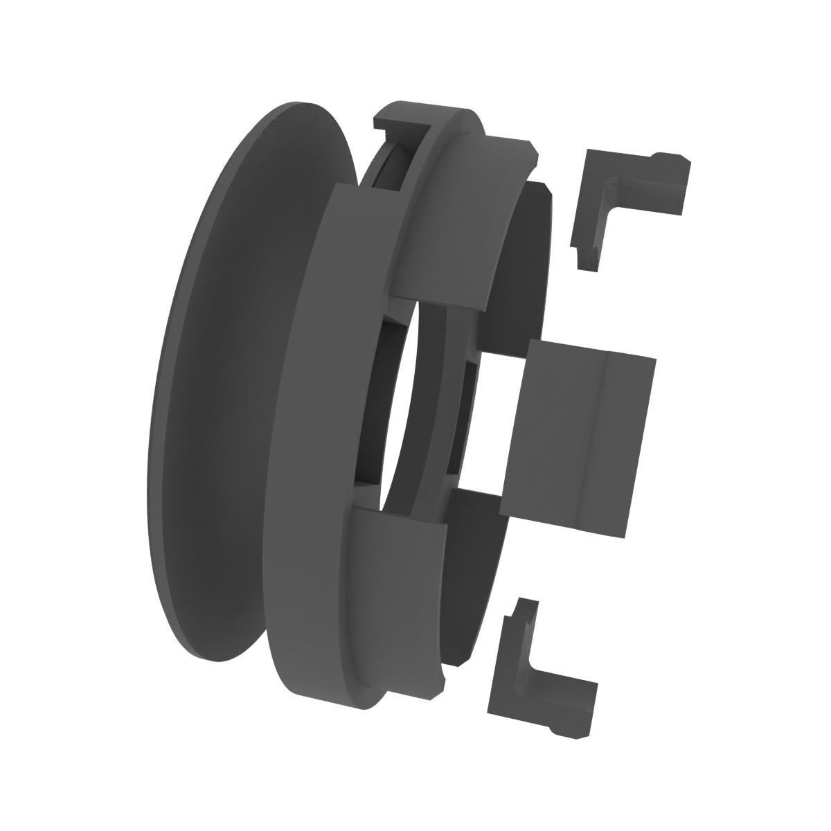 BBS WHEEL CENTER CAP HUB 20089 3D print model_11