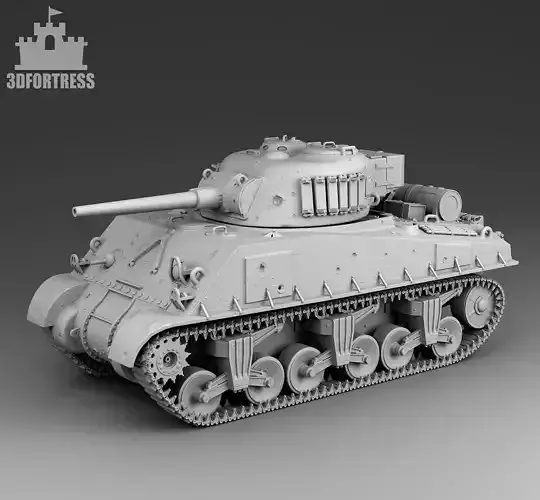 M4 Sherman  3D print model