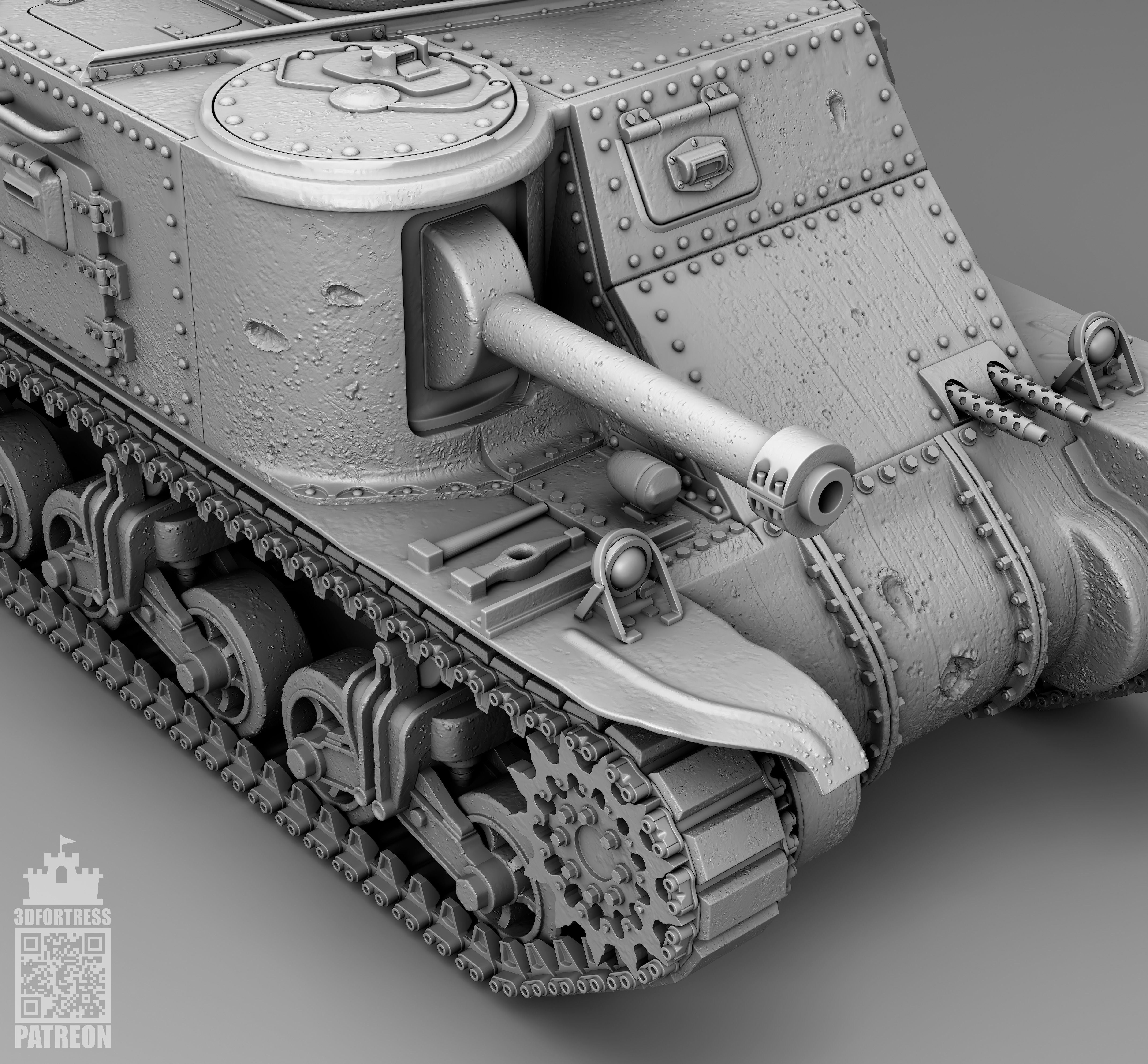 M3 Lee 3D print model_12