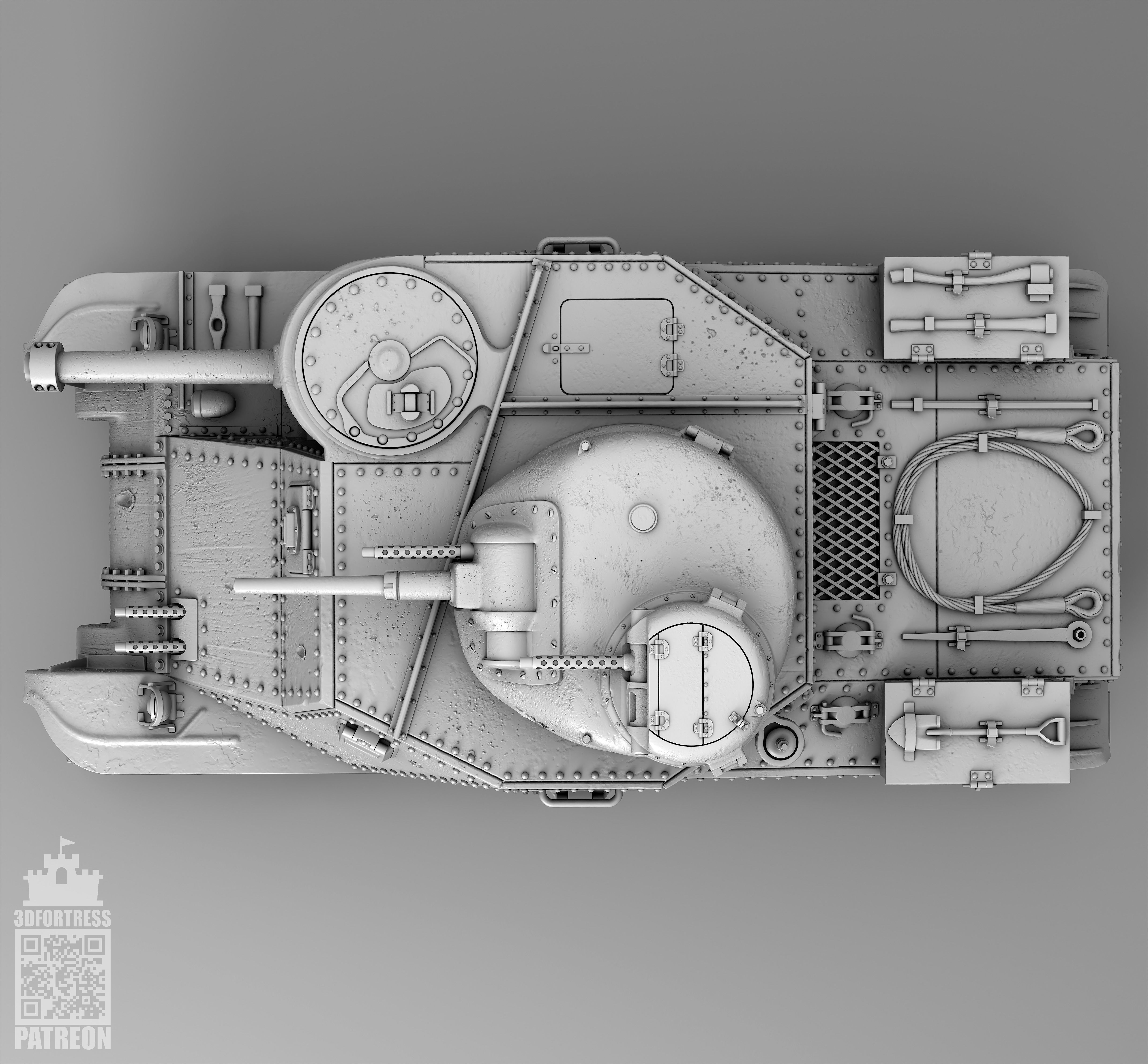 M3 Lee 3D print model_9