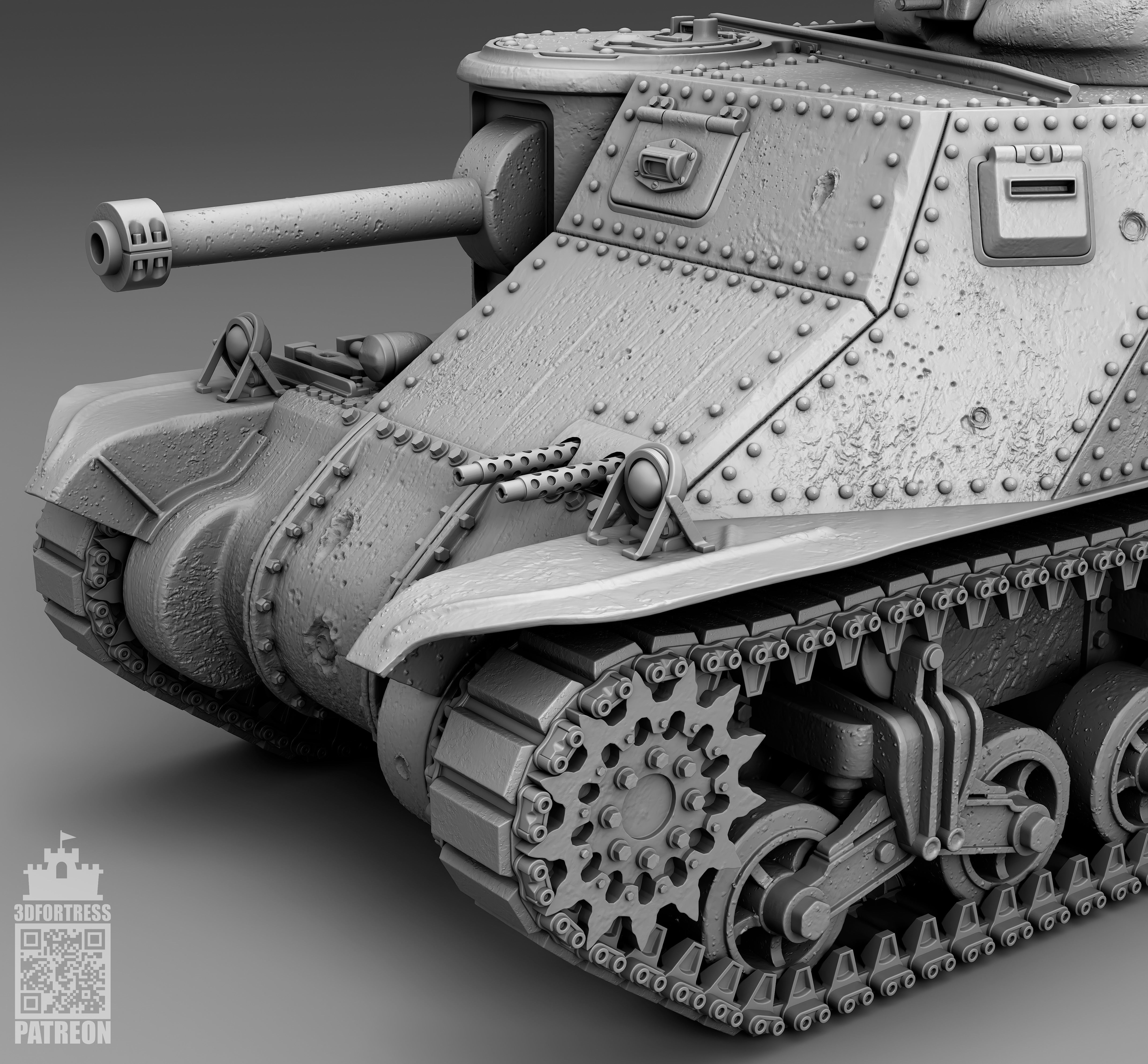 M3 Lee 3D print model_10