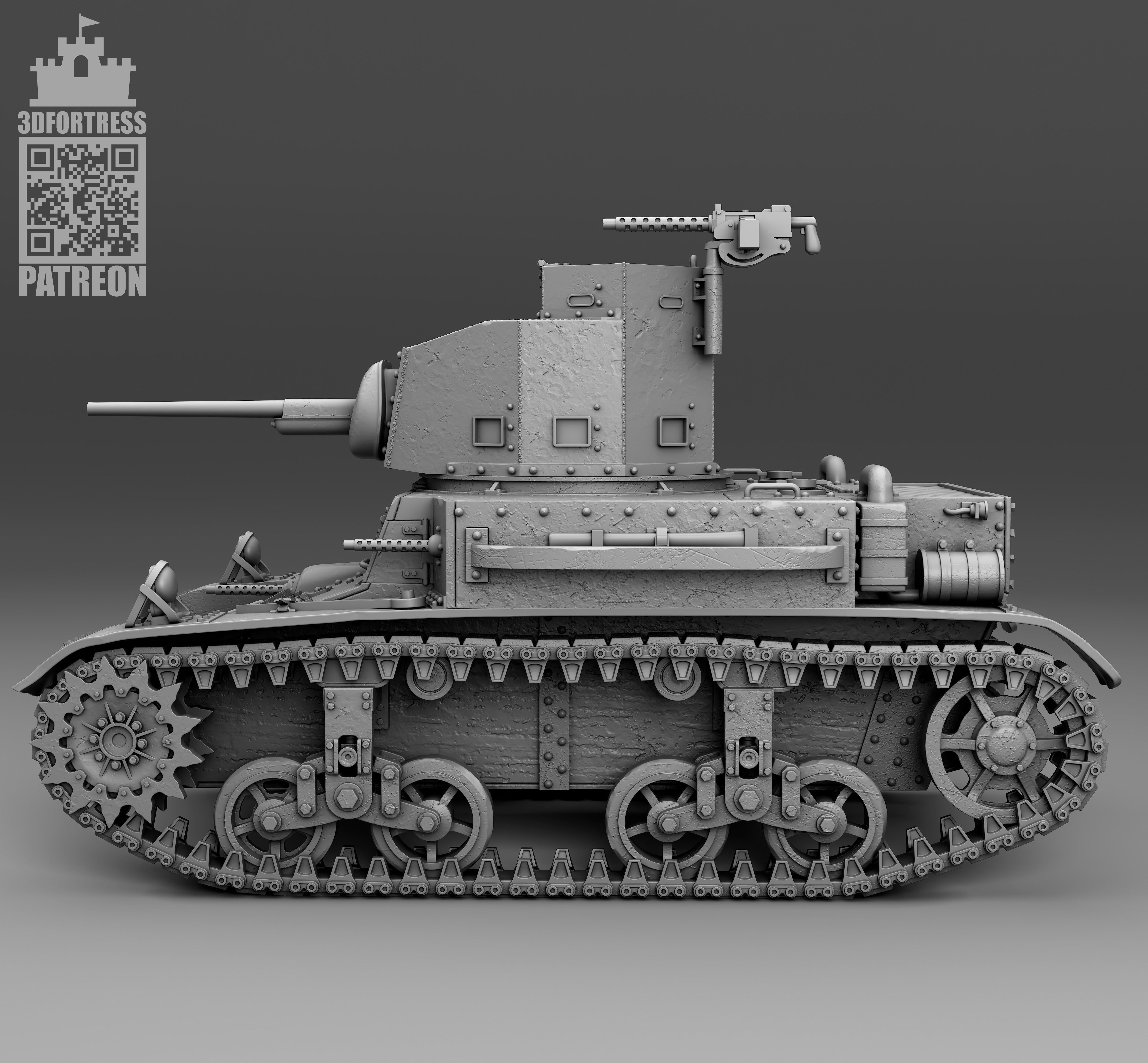 M2A4 - USA 3D print model_2