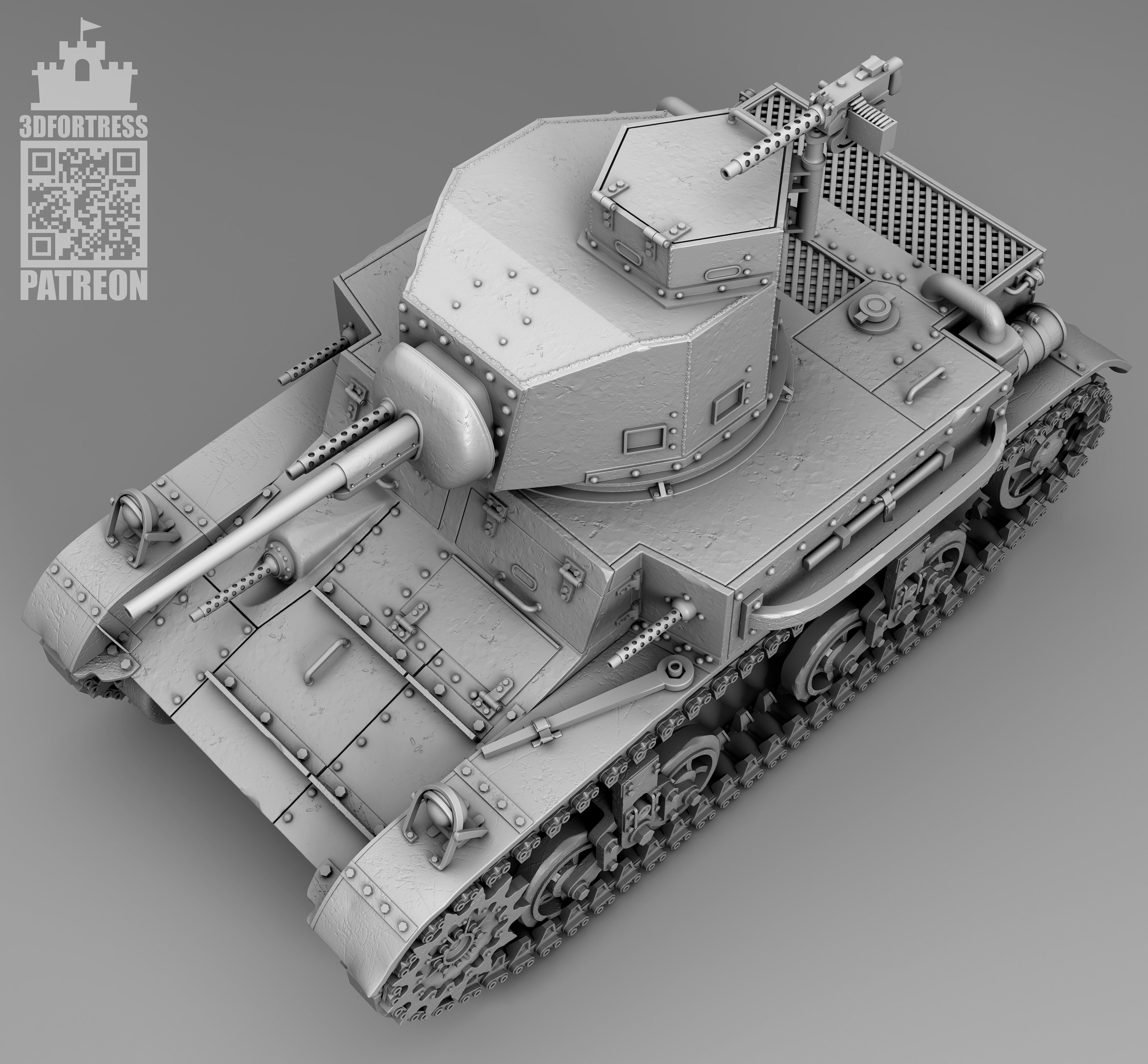 M2A4 - USA 3D print model_10