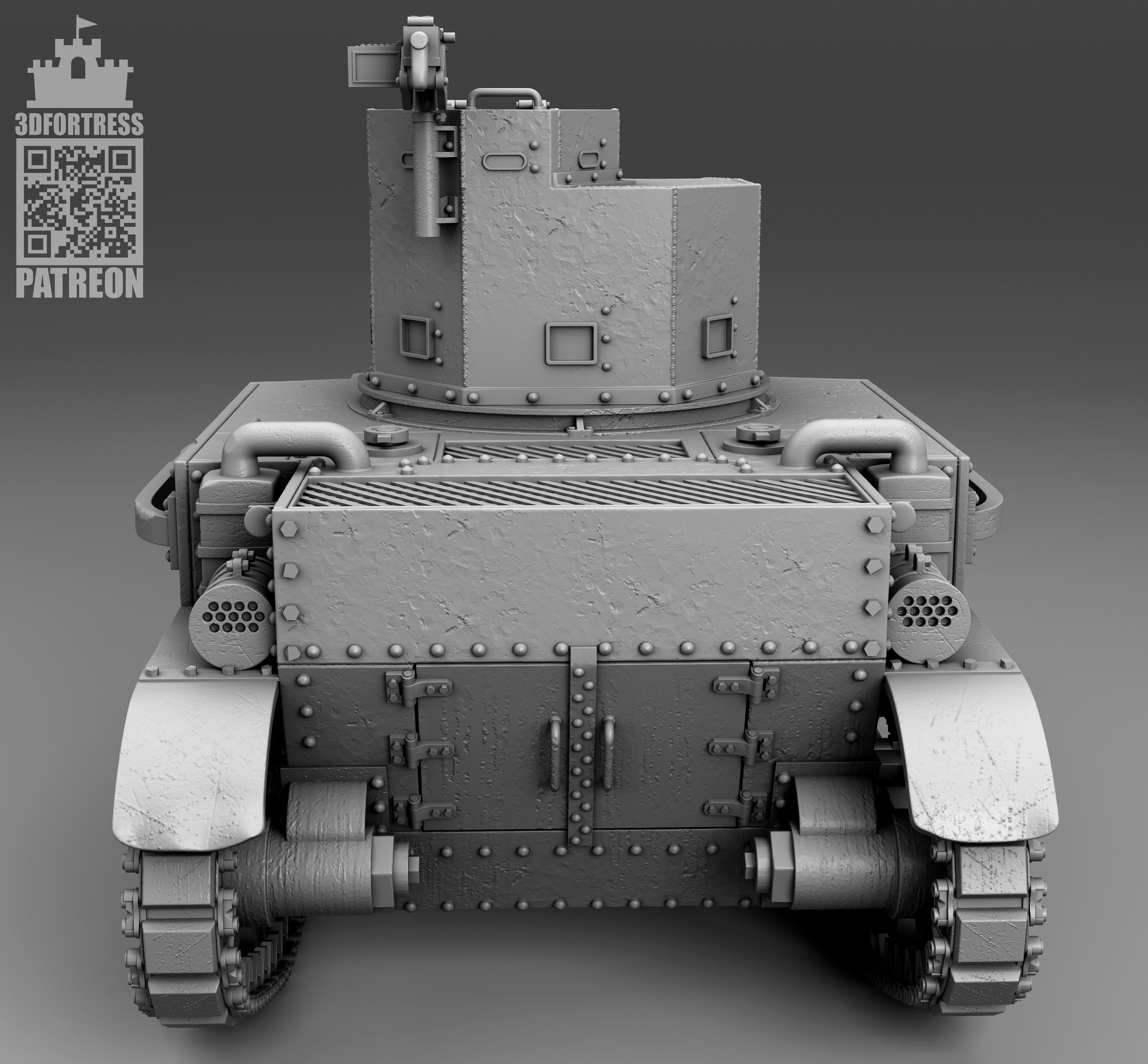 M2A4 - USA 3D print model_12