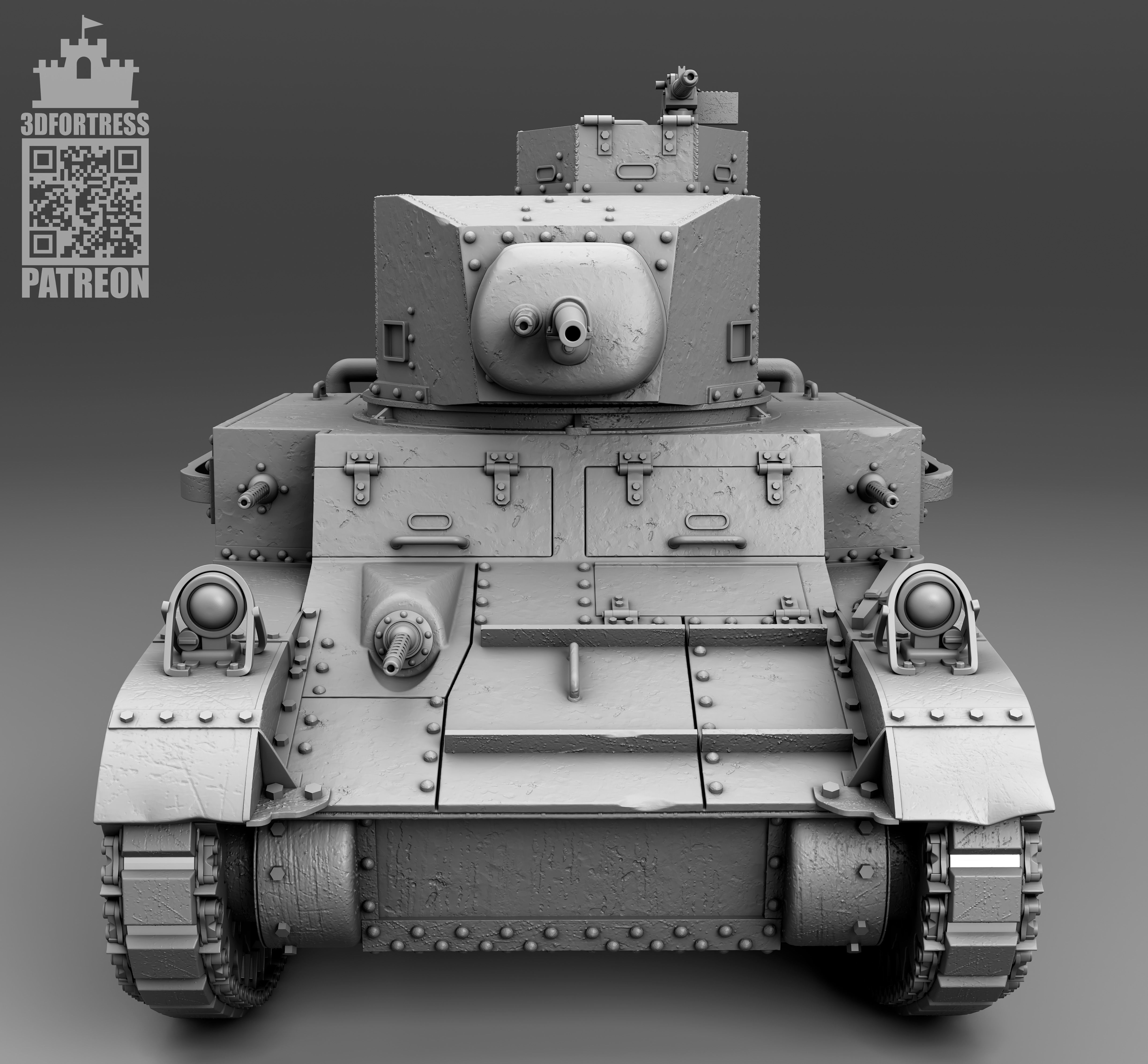 M2A4 - USA 3D print model_13