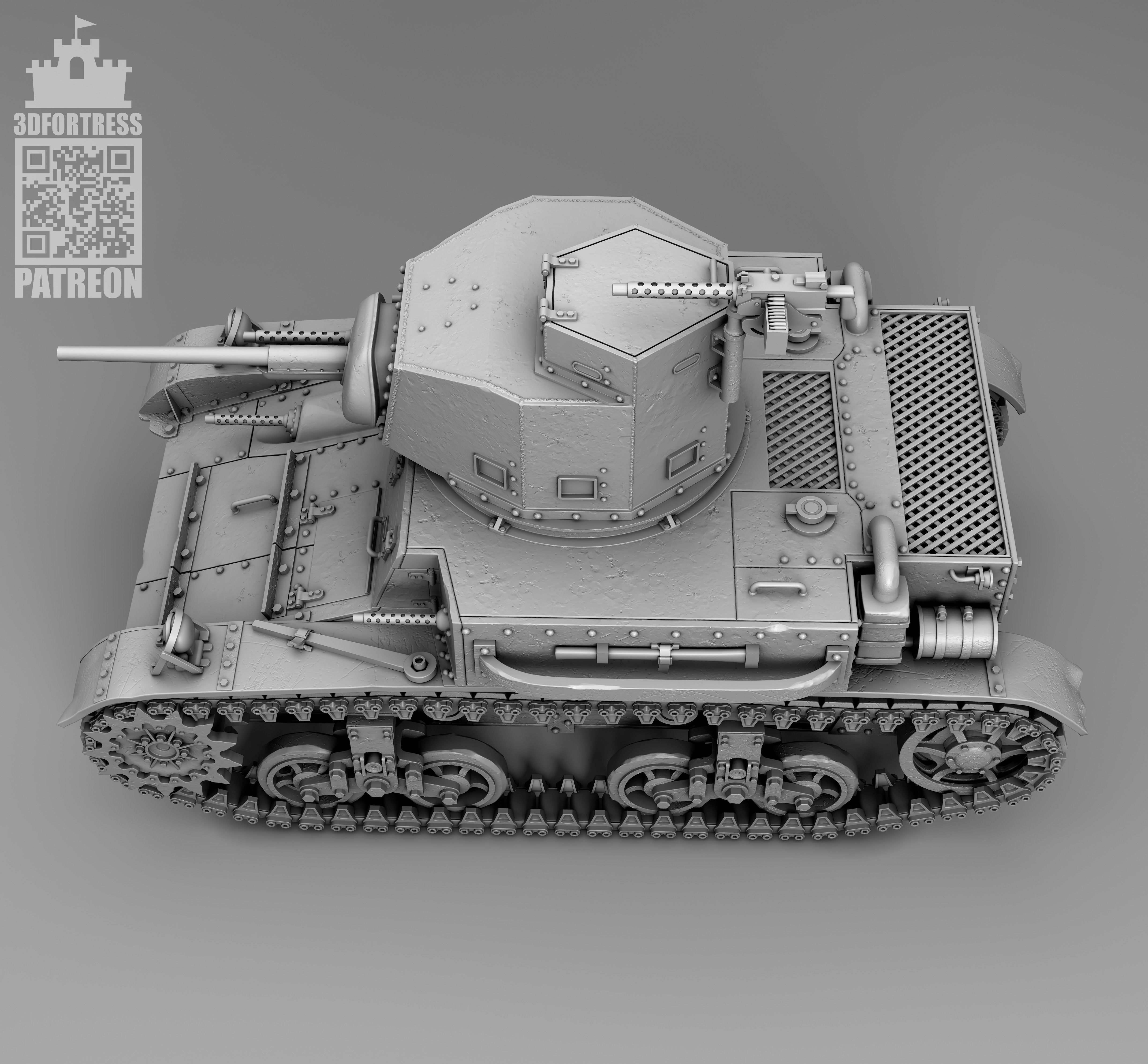 M2A4 - USA 3D print model_3