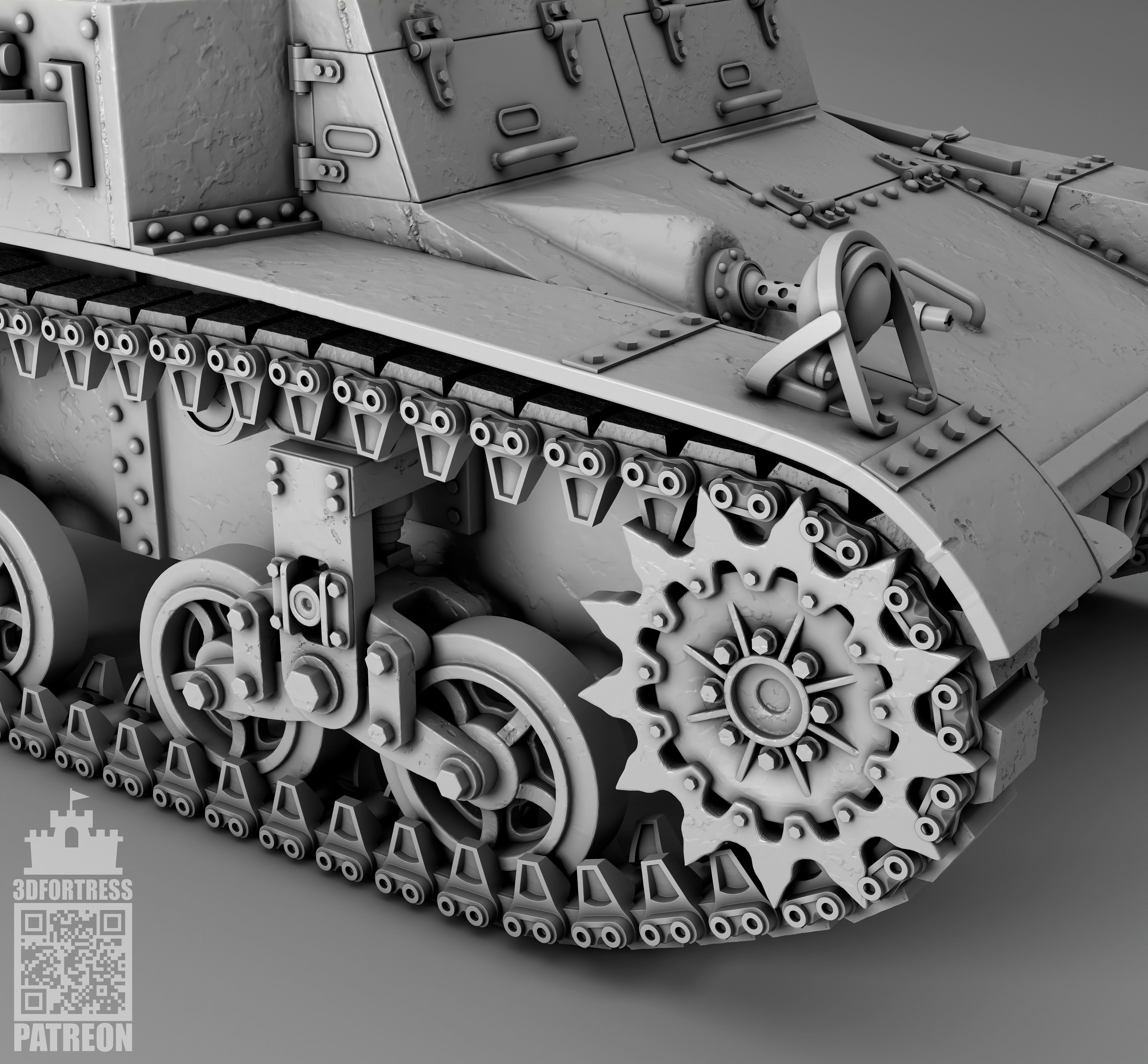 M2A2 - USA 3D print model_5