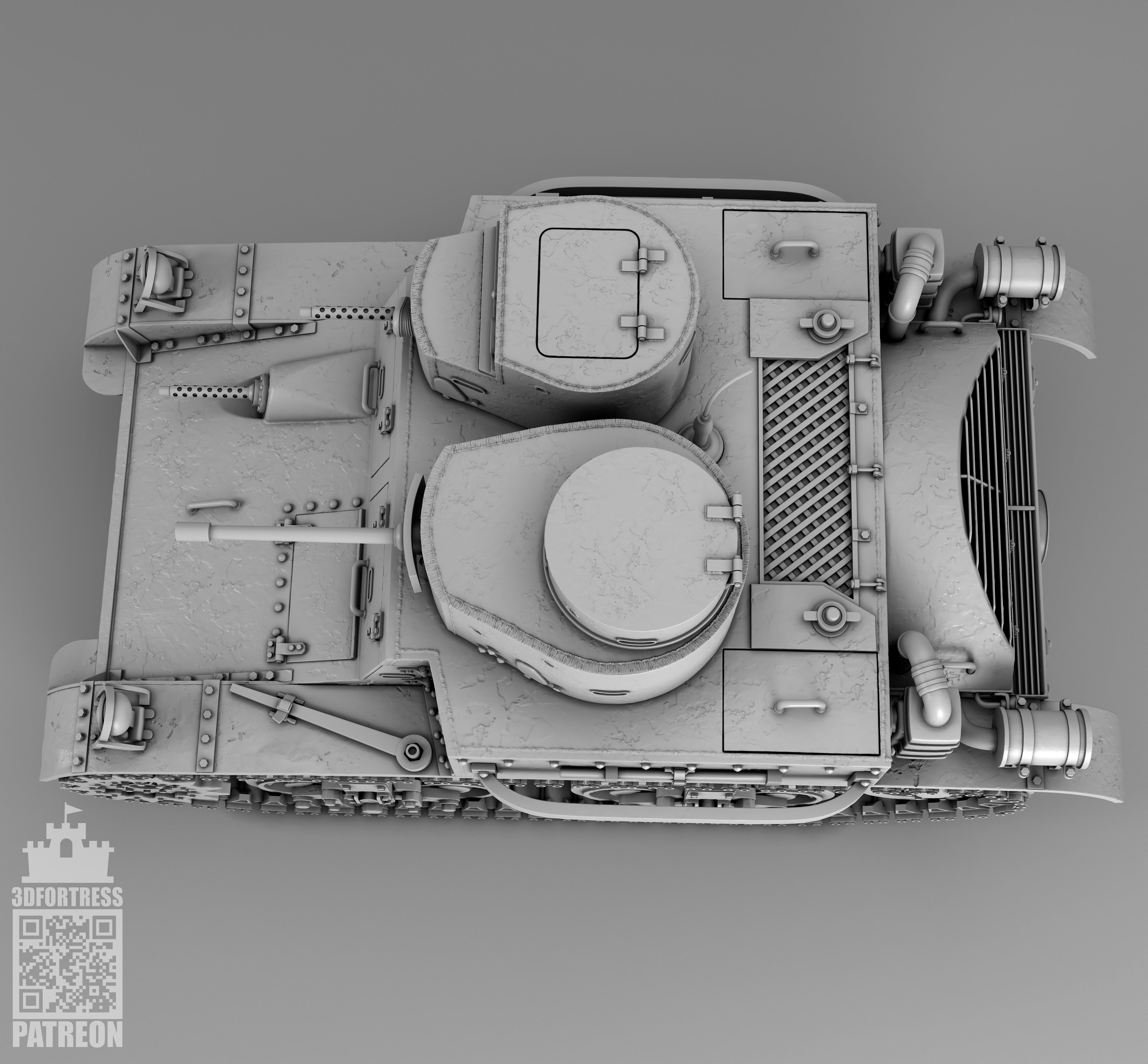 M2A2 - USA 3D print model_13