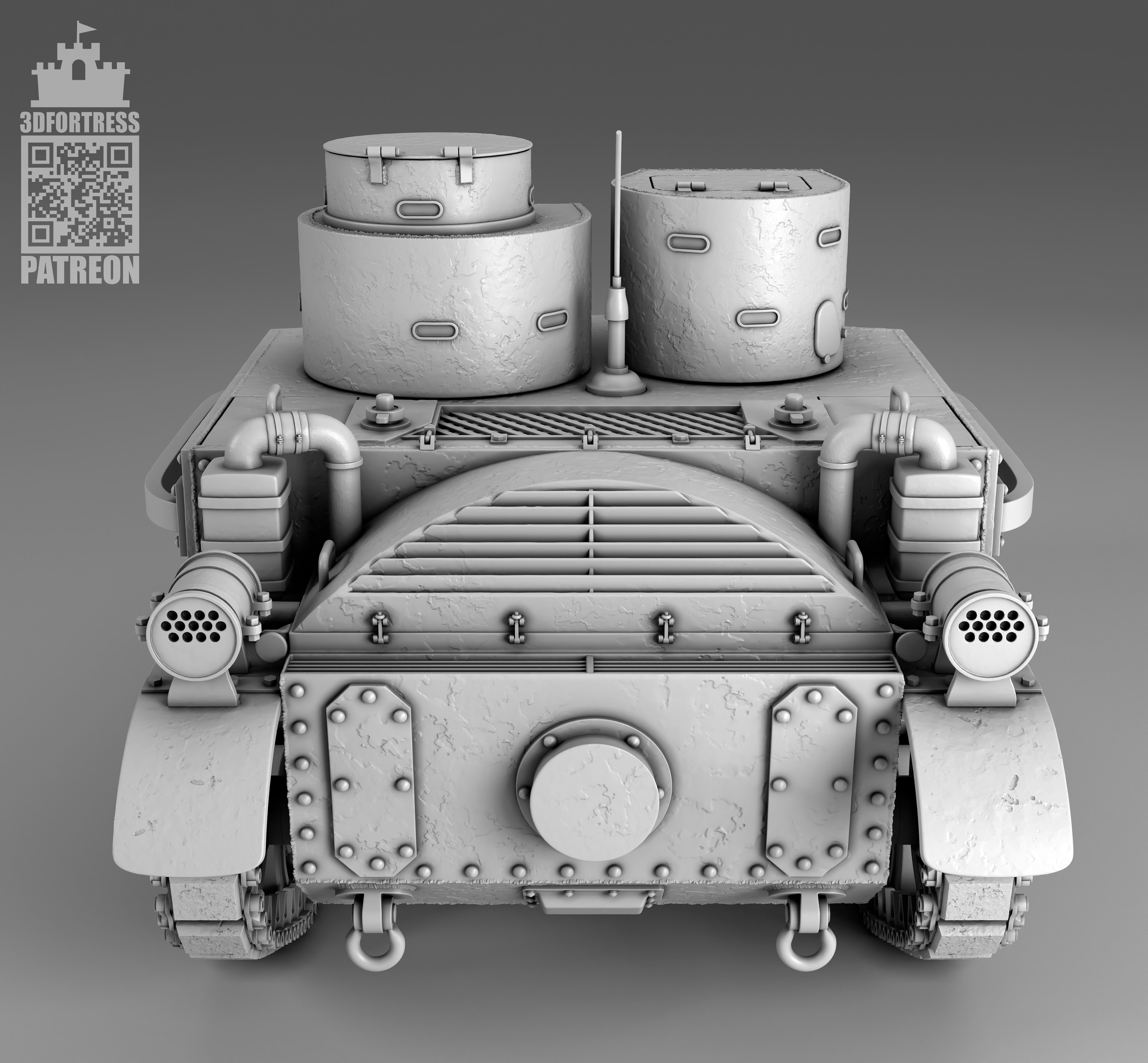 M2A2 - USA 3D print model_9