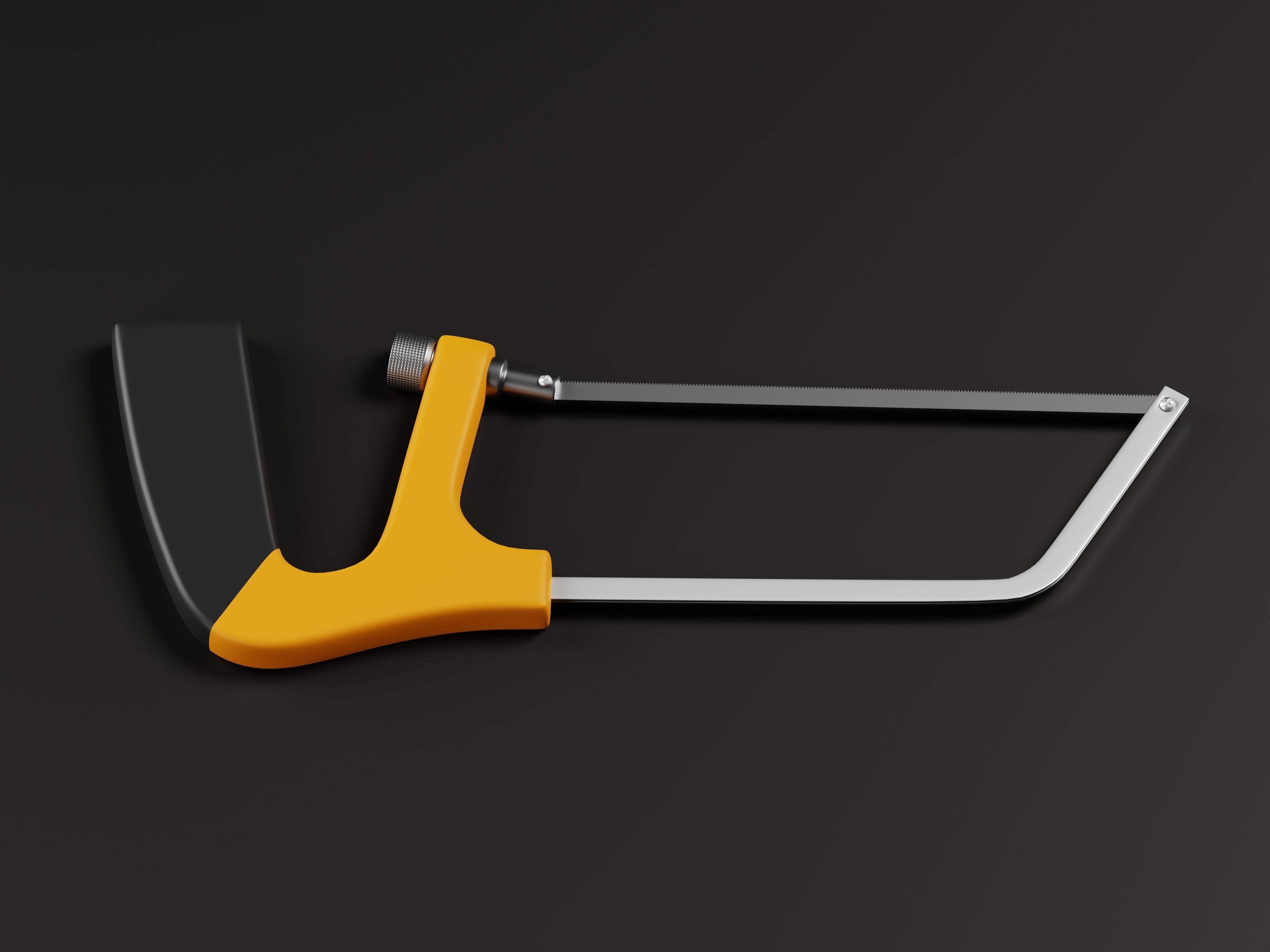 Hand Hacksaw 3D Model Low-poly 3D model_5