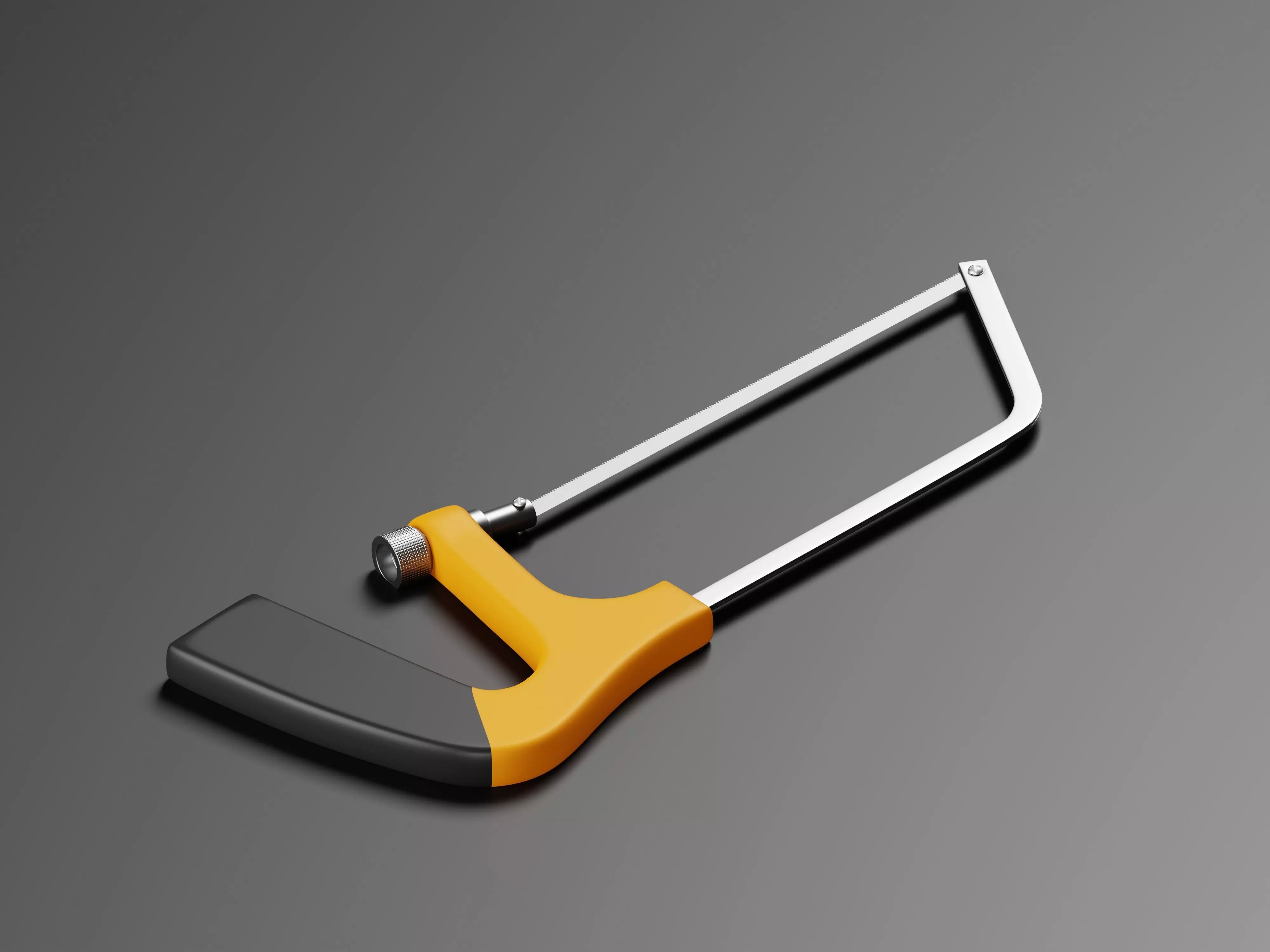 Hand Hacksaw 3D Model Low-poly 3D model_0