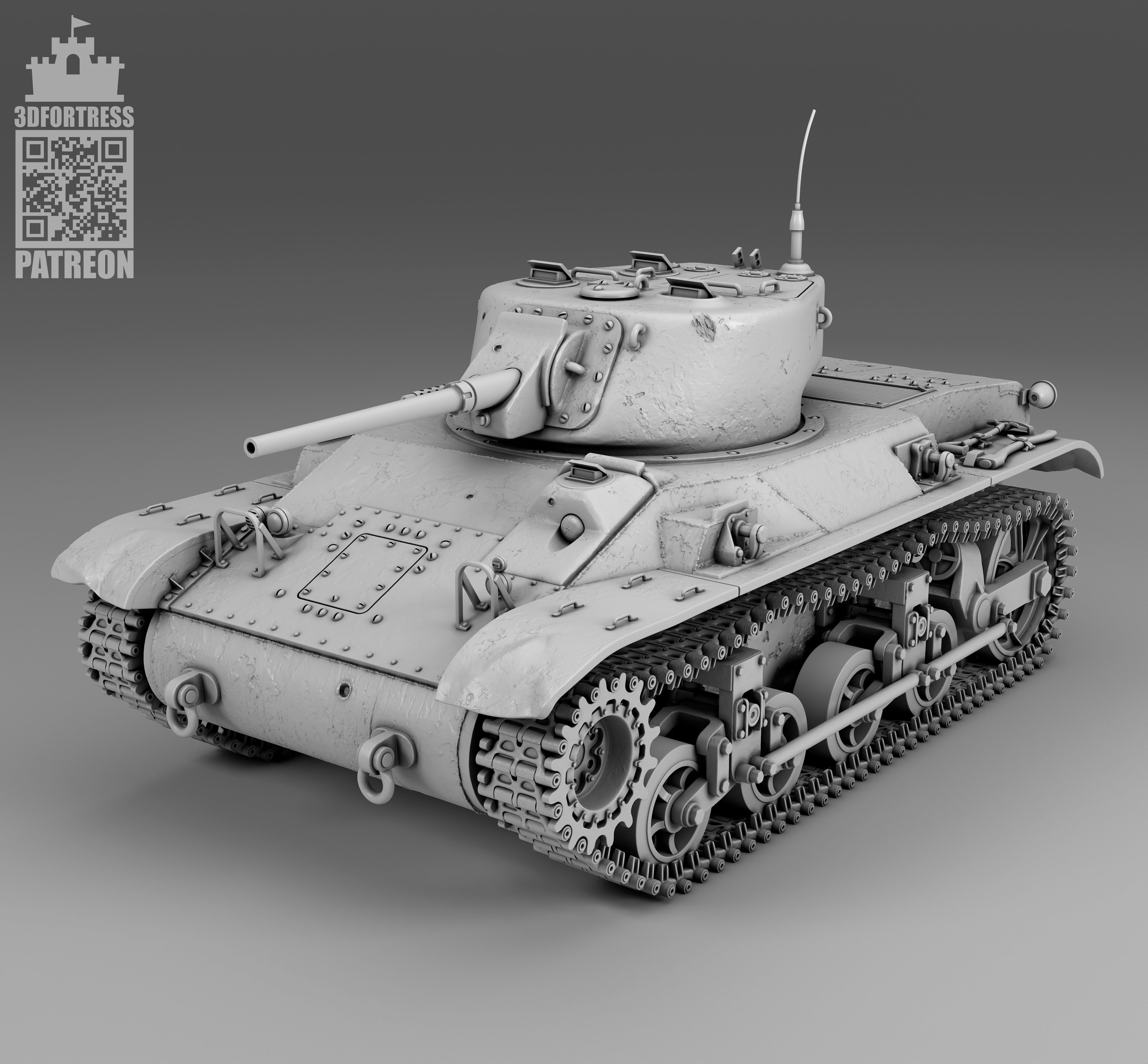 M22 - USA 3D print model_5