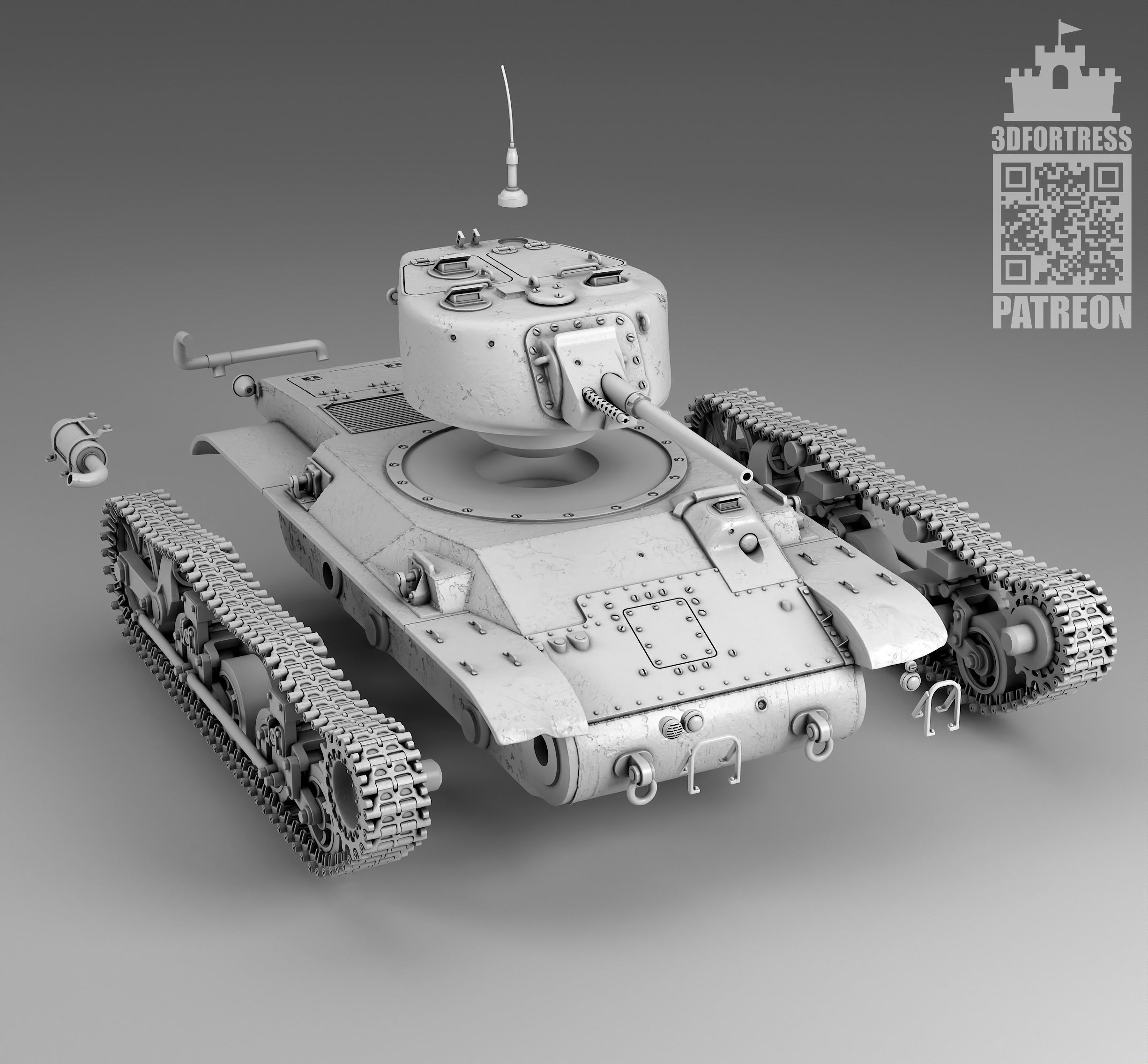 M22 - USA 3D print model_8