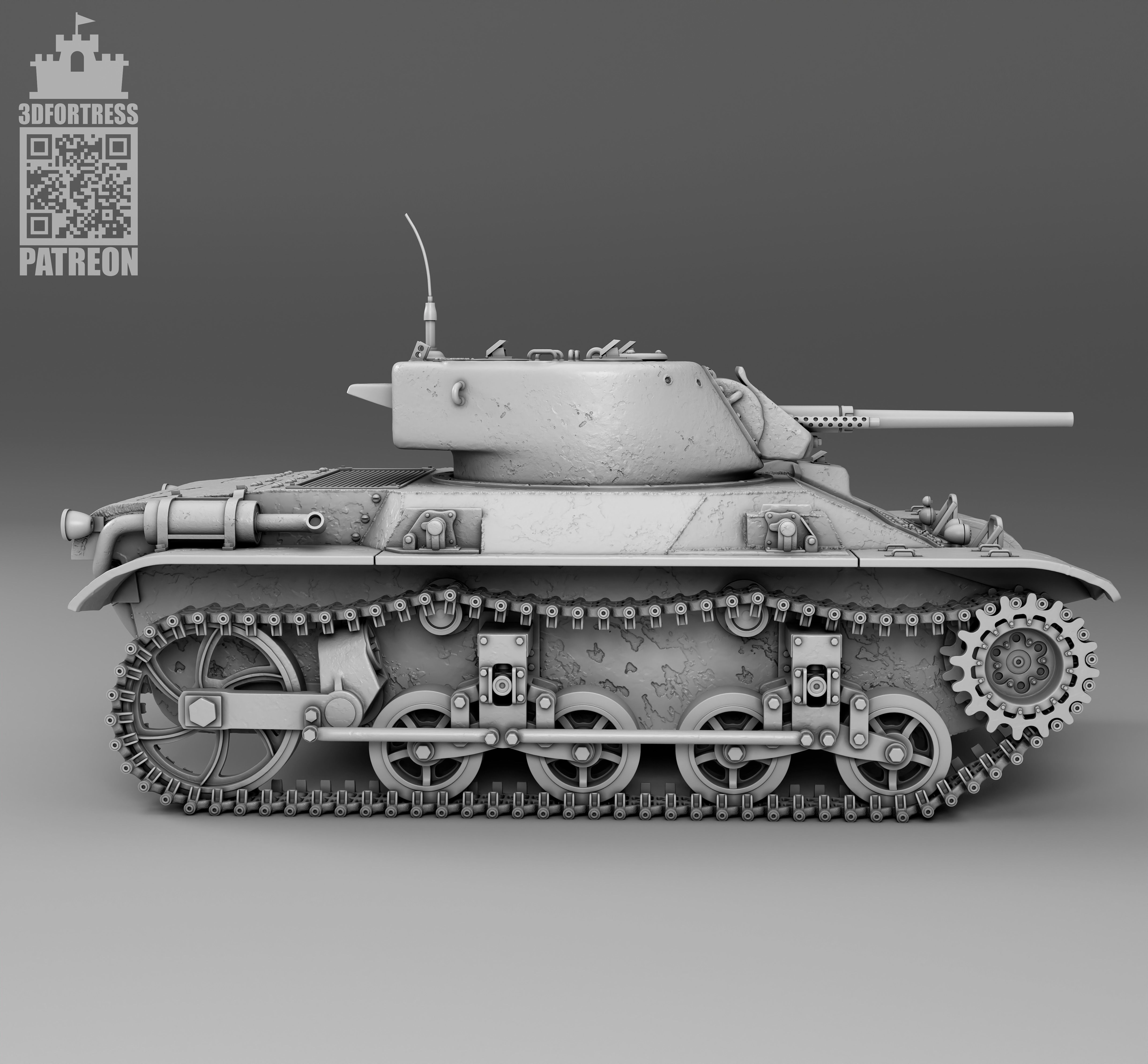 M22 - USA 3D print model_1