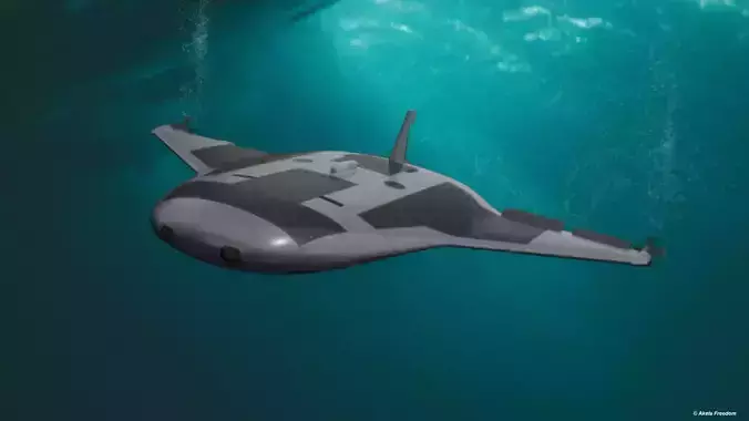 Manta Ray UUV 3D model