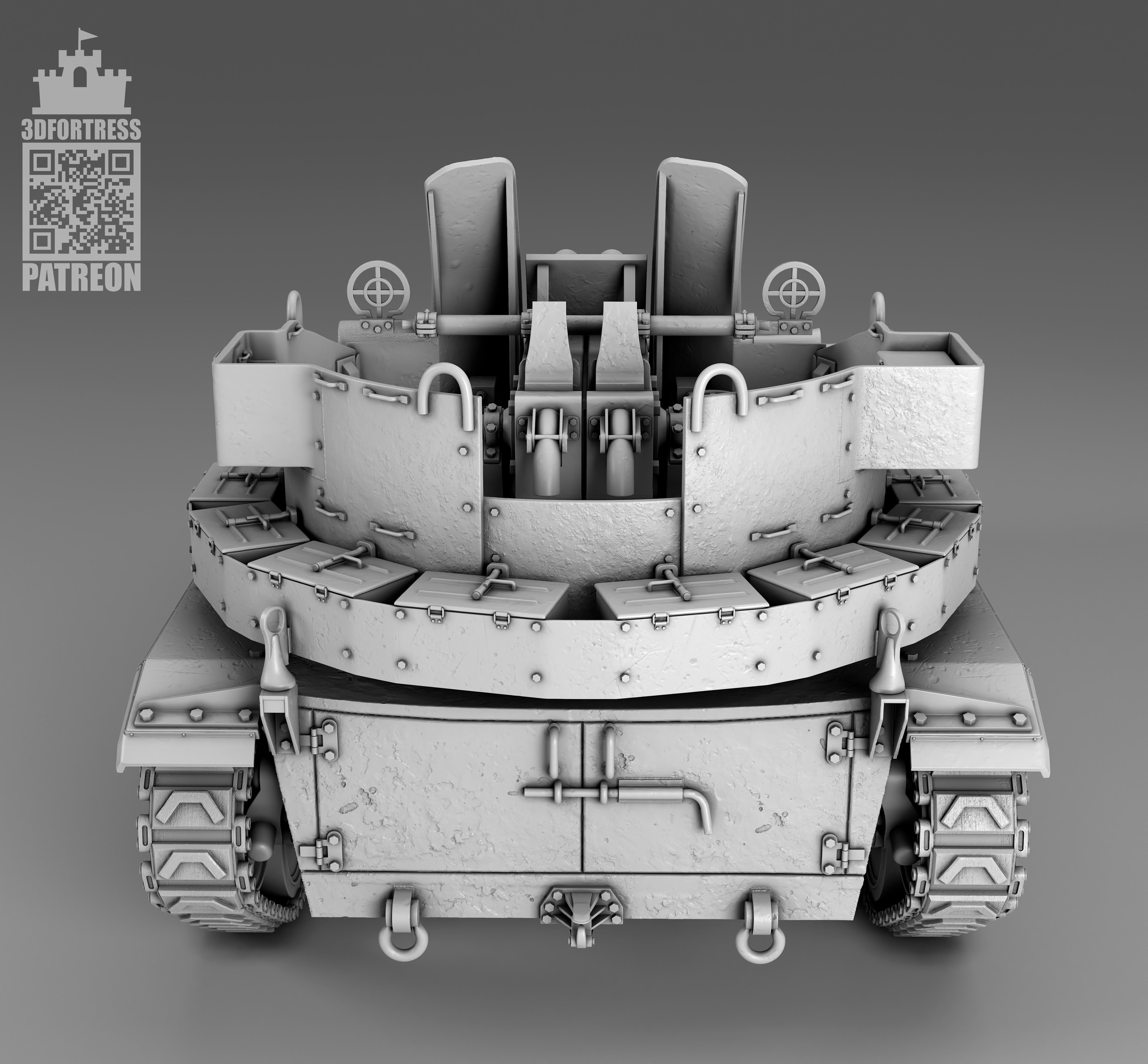 M19A1 3D print model_9