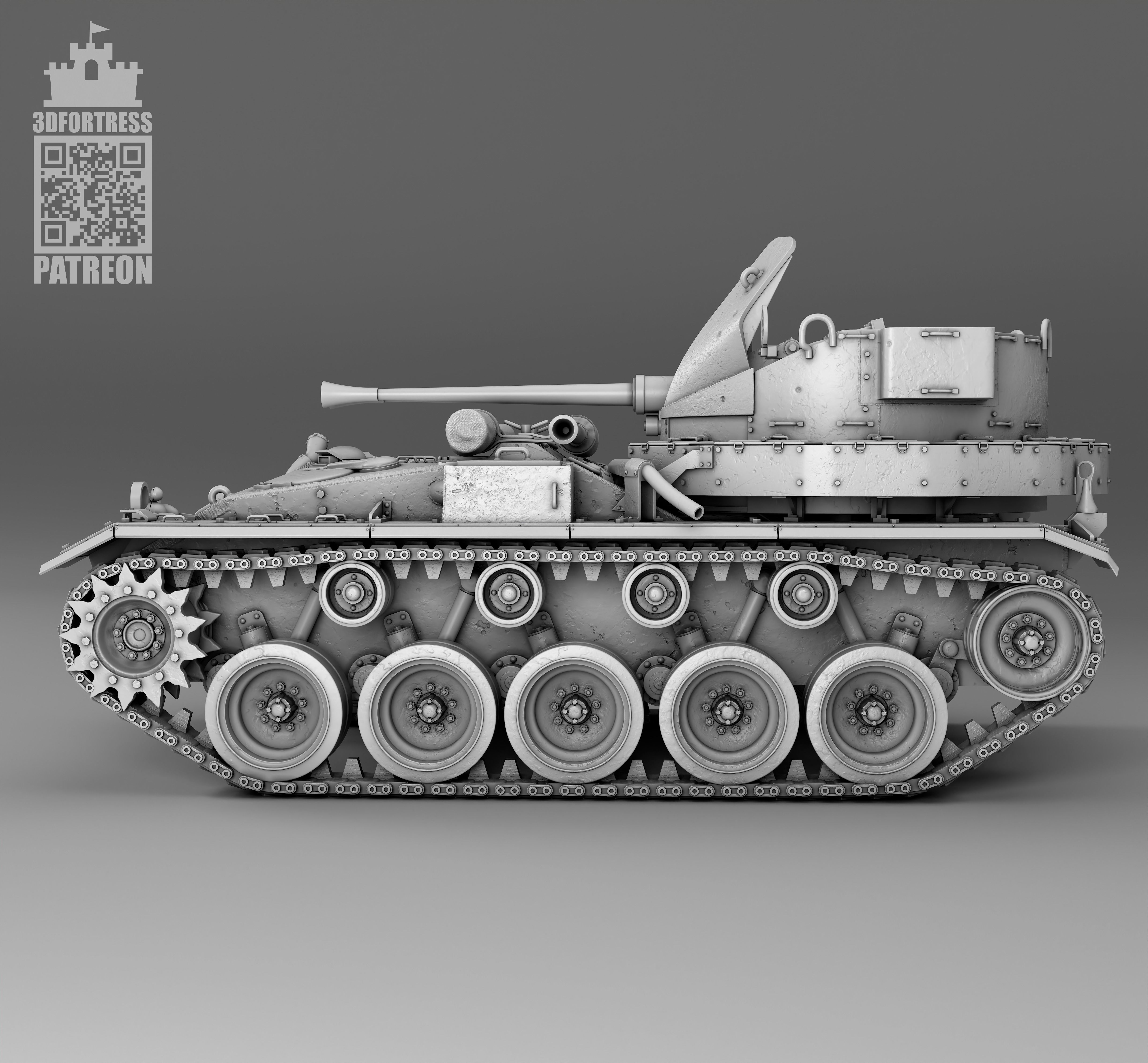M19A1 3D print model_1