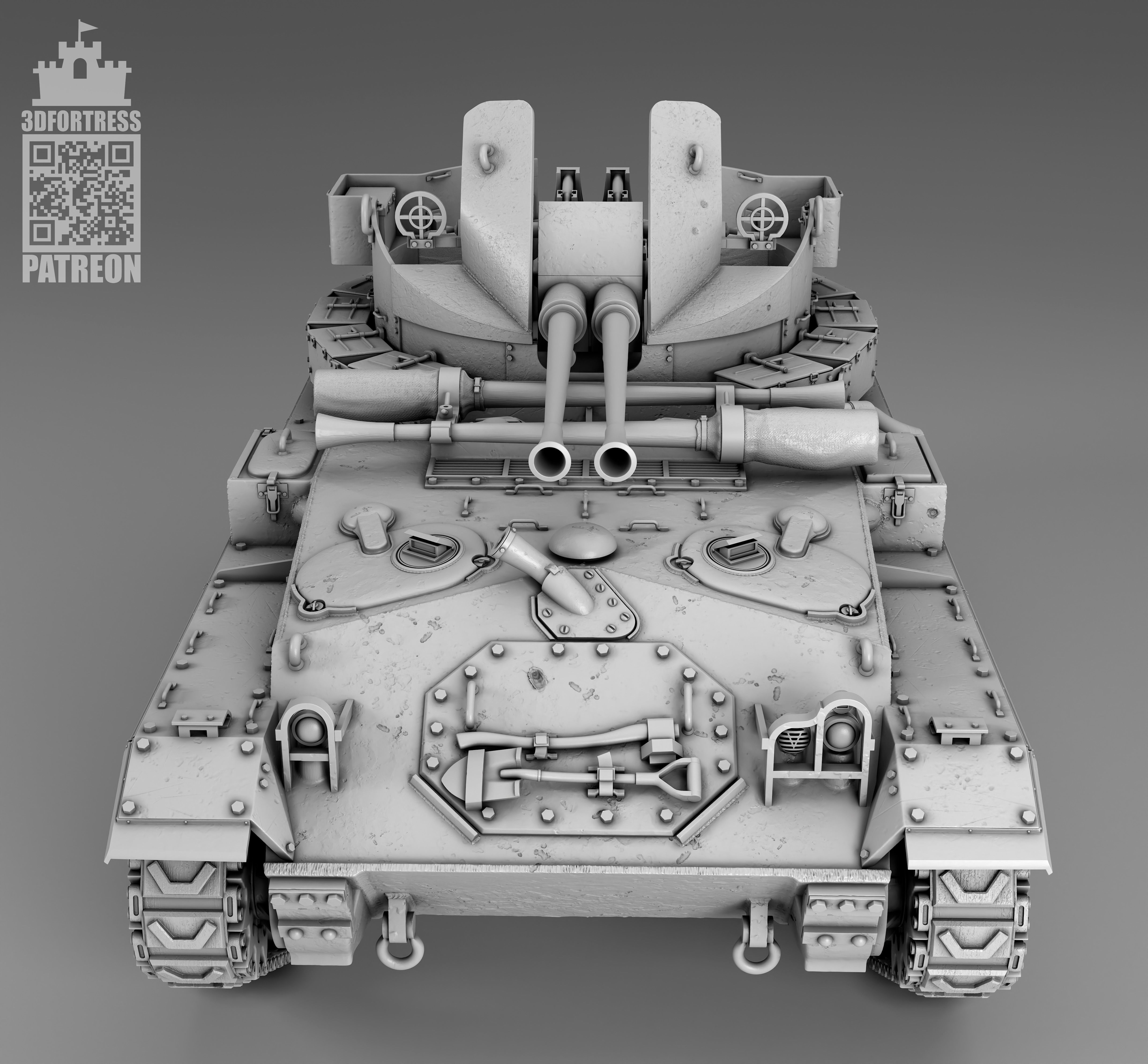 M19A1 3D print model_10