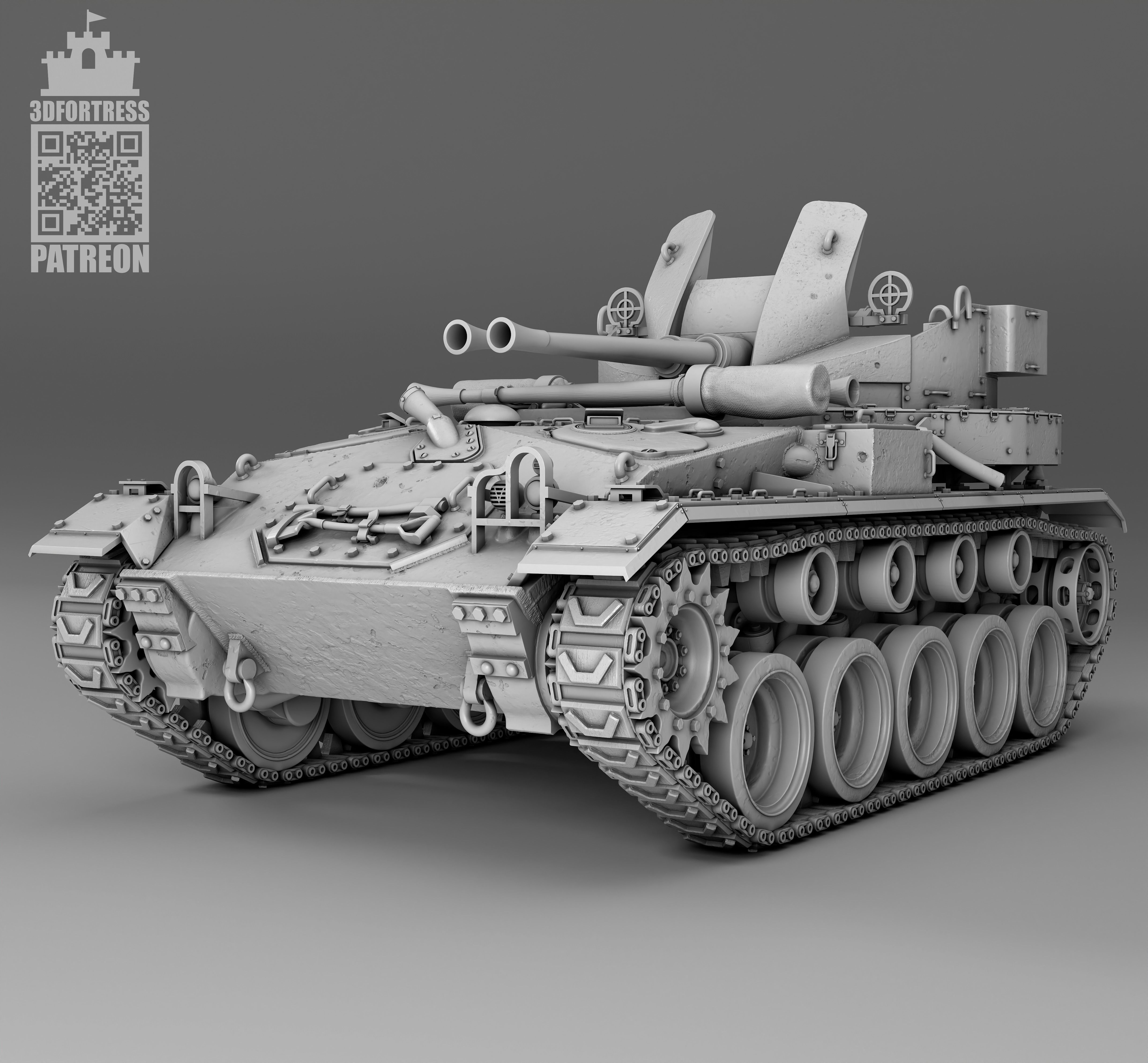 M19A1 3D print model_12