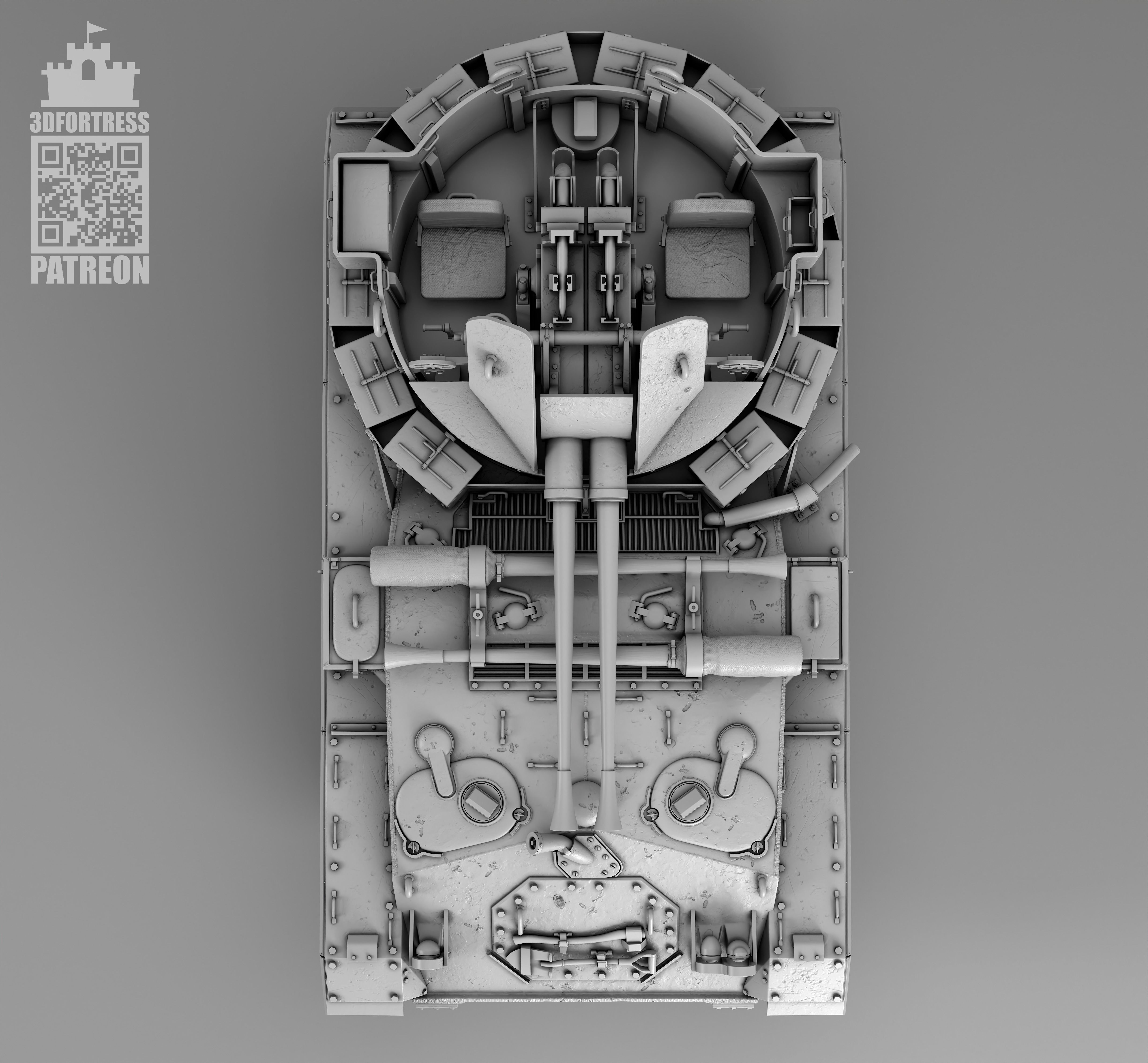 M19A1 3D print model_11