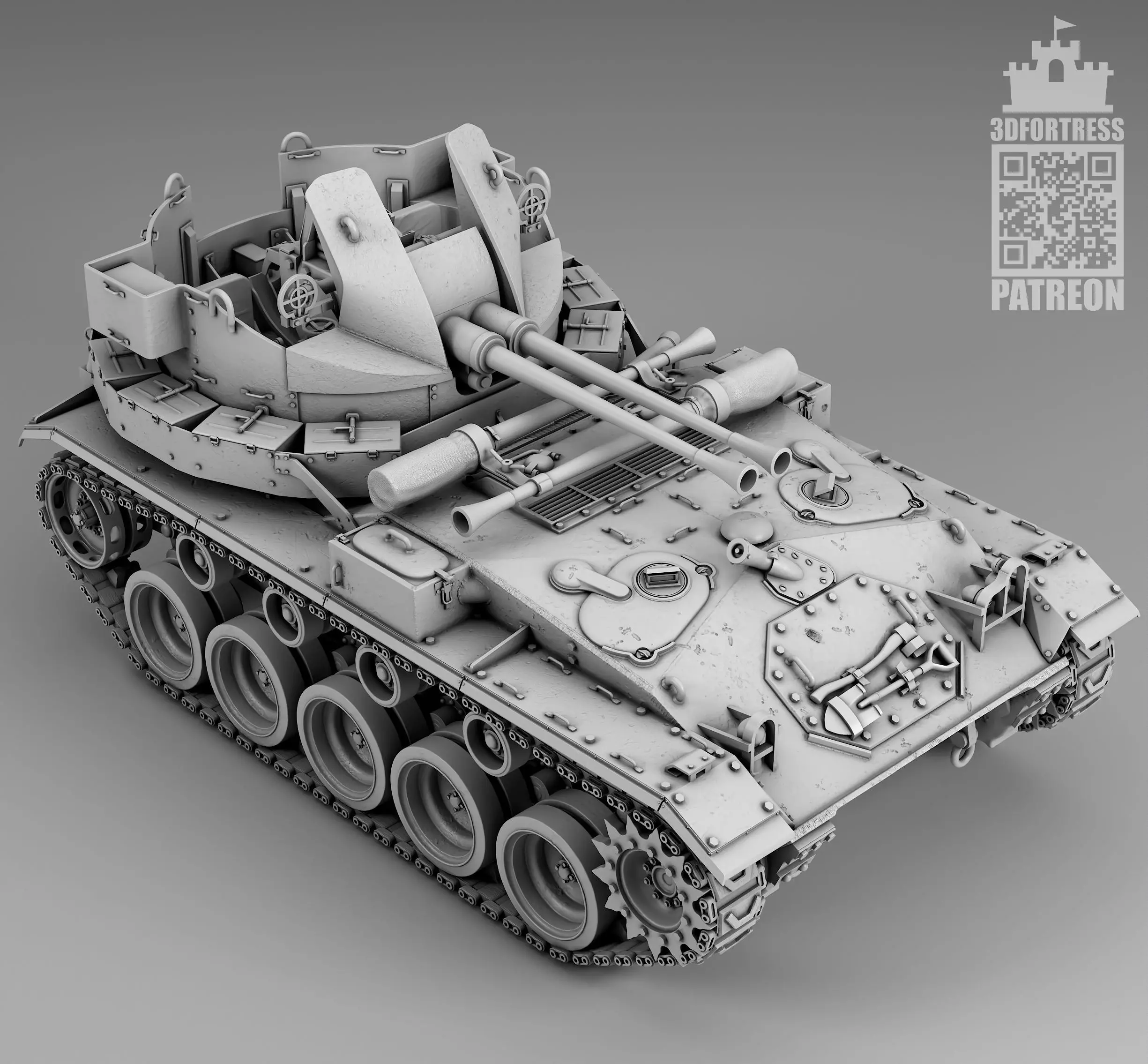 M19A1 3D print model_0