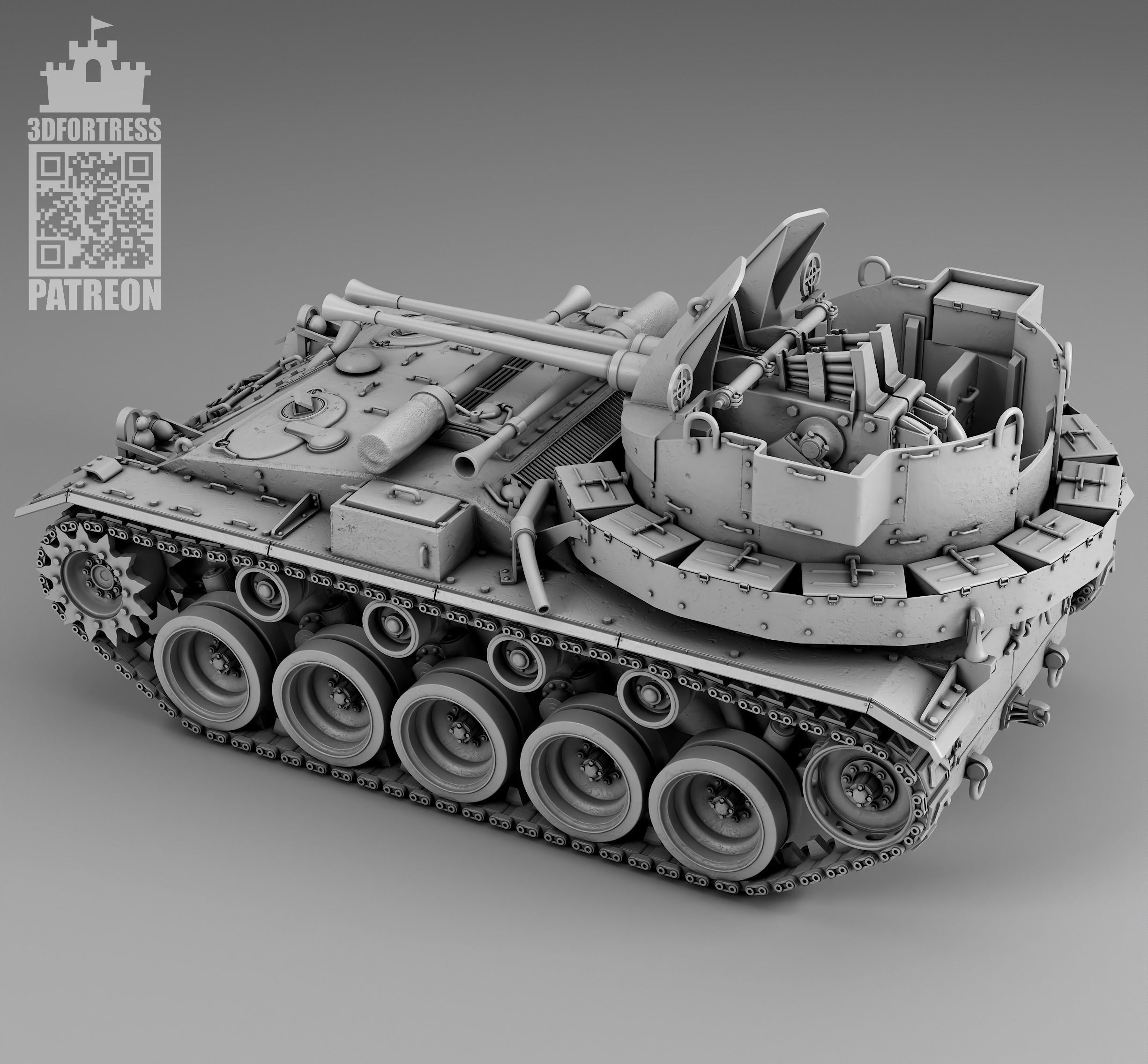 M19A1 3D print model_7