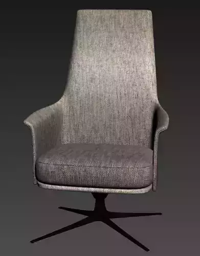 3d living room or bedroom Chair with texture