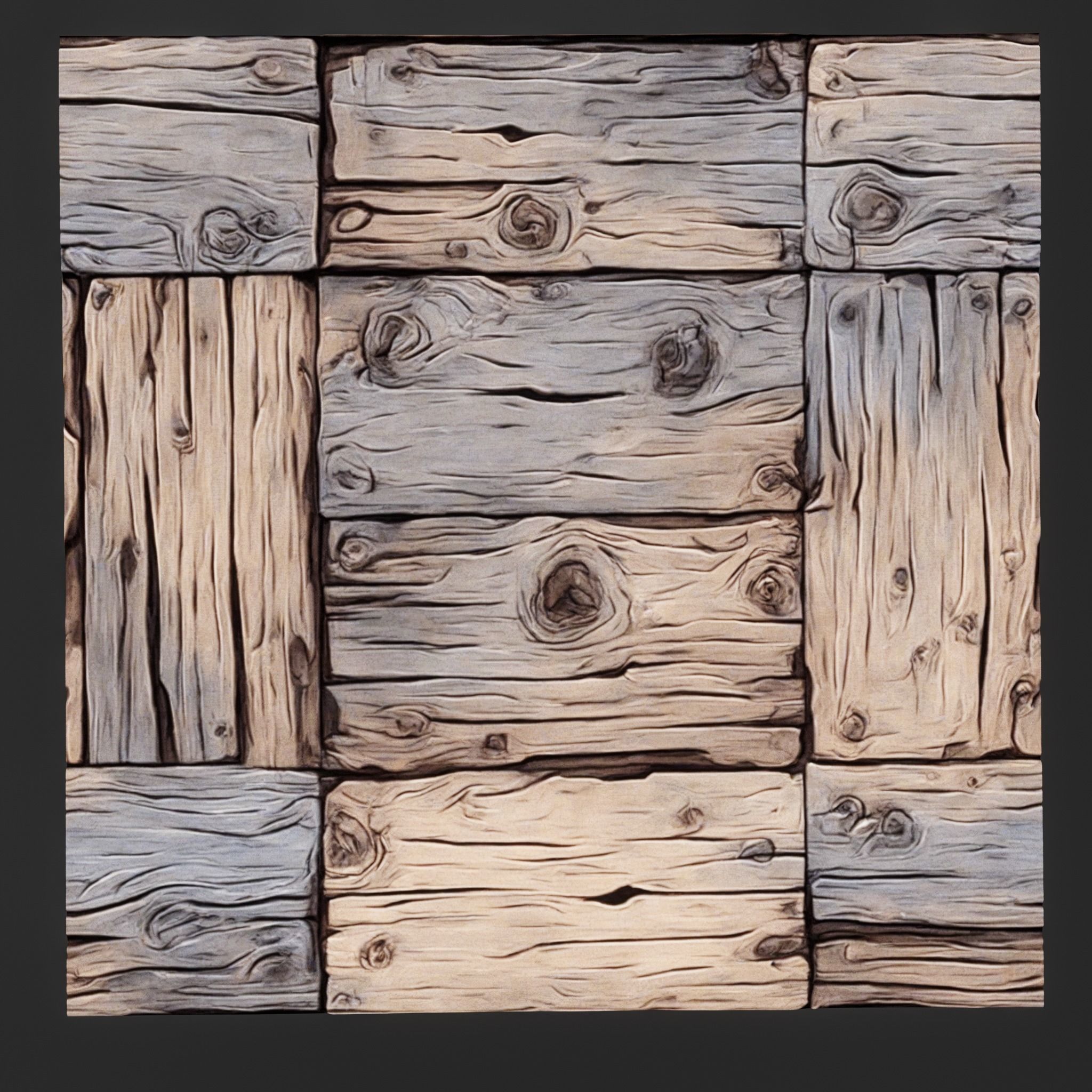 Stylized Wood Seamless Texture  Texture_3