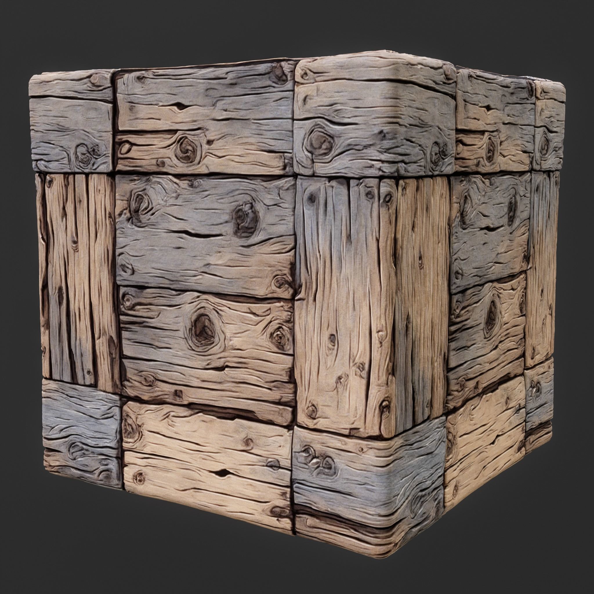 Stylized Wood Seamless Texture  Texture_1