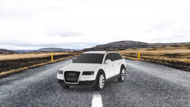 Audi A6 allroad 3D model_0