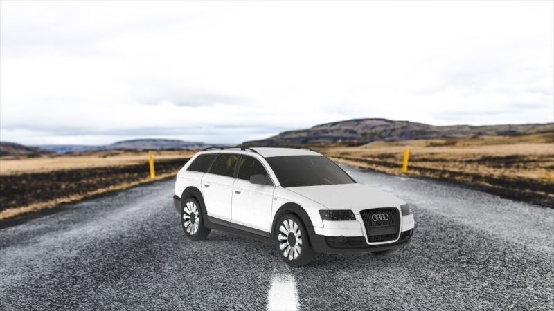 Audi A6 allroad 3D model_1