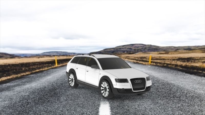 Audi A6 allroad 3D model_4