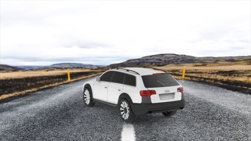 Audi A6 allroad 3D model_3