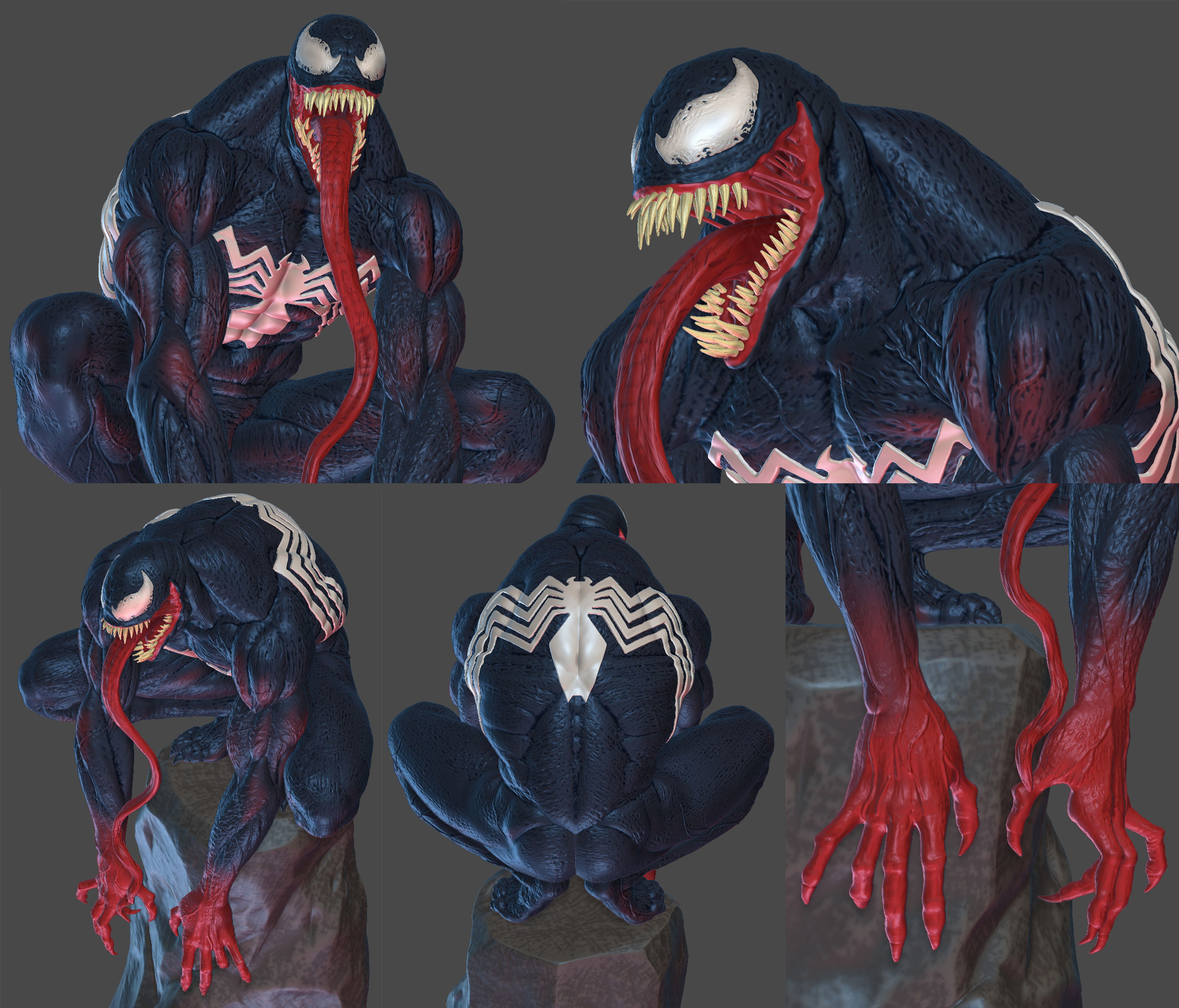 Venom - Marvel 3D print Model 3D print model_6