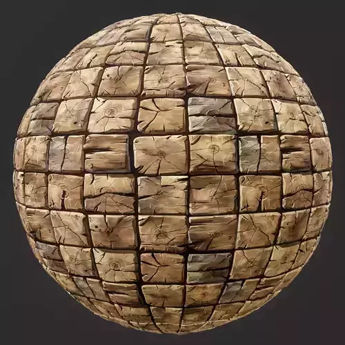  Stylized Wood Seamless Texture 