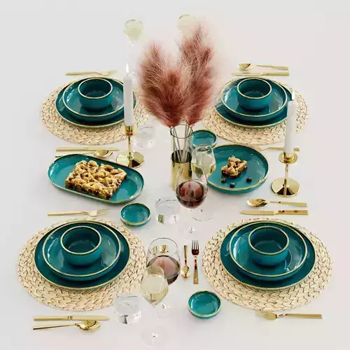 Tableware Set 01 Table setting