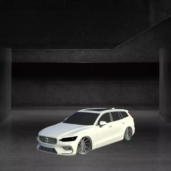 volvo v60 3D model