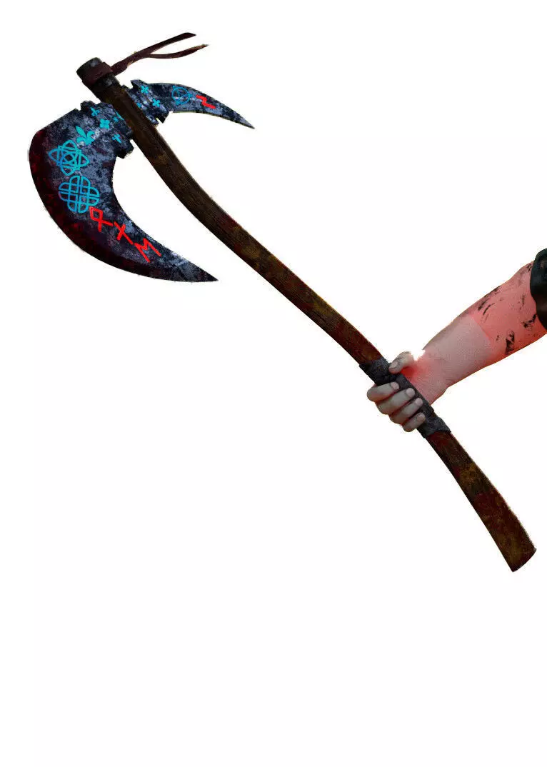 Axe Viking Printing 3D 3D print model