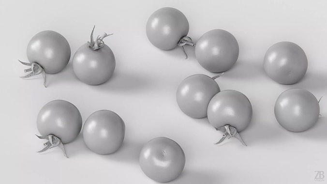 Tomato 3D model 4