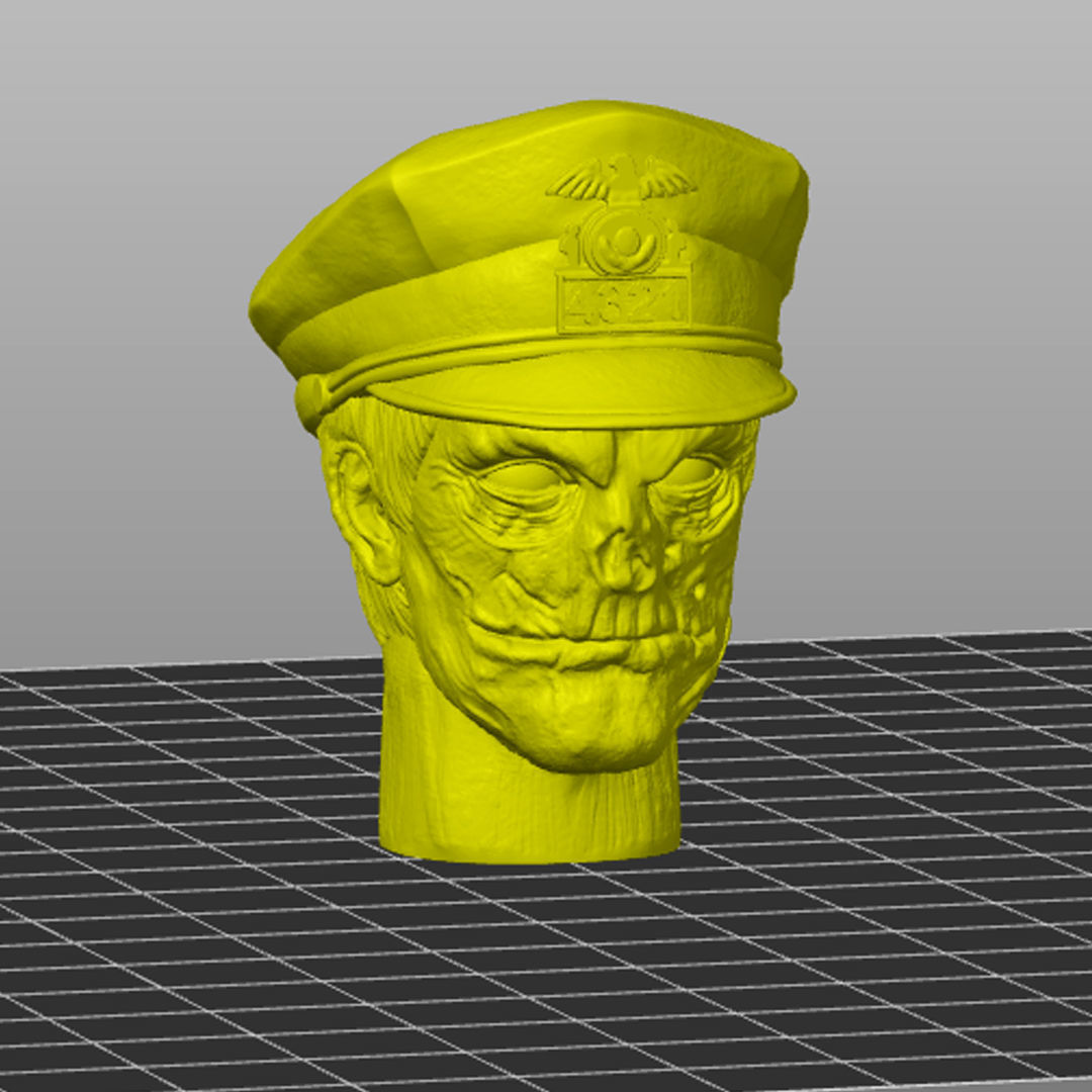 Maniac Cop 1988 Action Figure Head 3D model_2