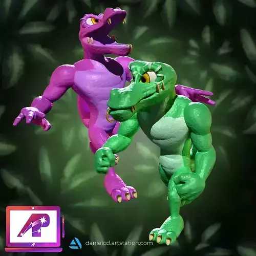 DKC3 Kobble and Skidda