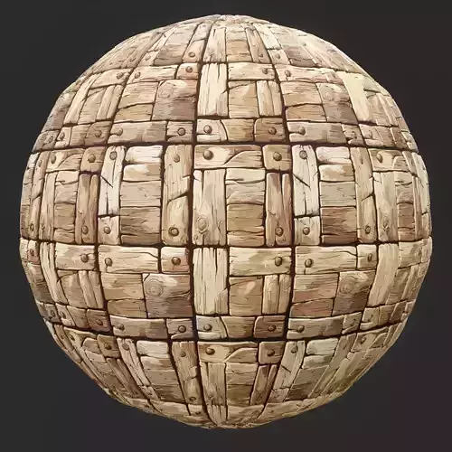 Stylized Wood Seamless Texture 