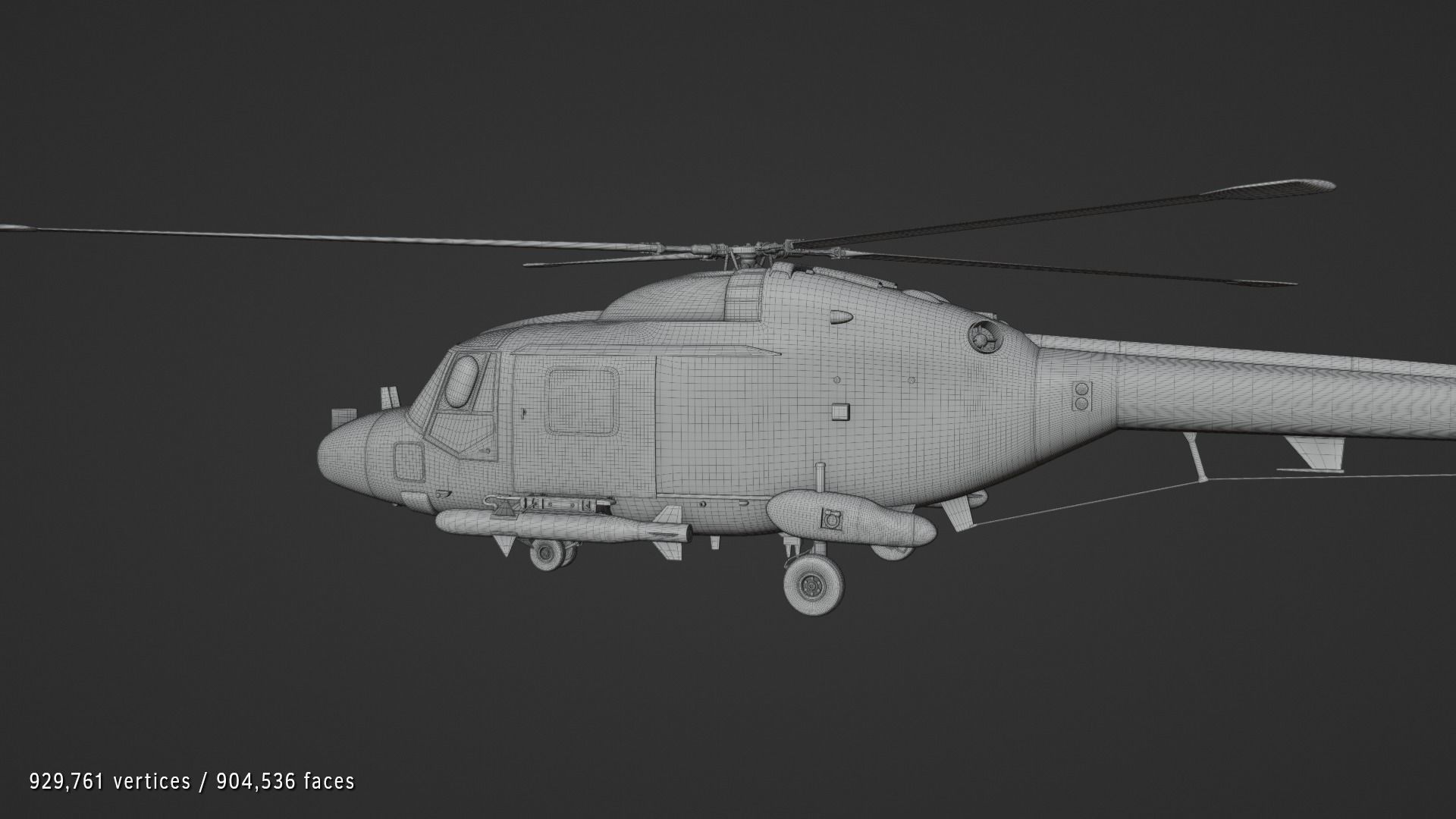 Westland Lynx HAS2 3D model_5