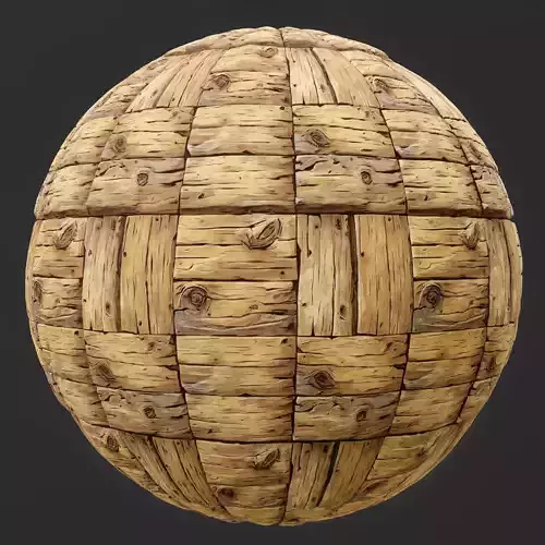 Stylized Wood Seamless Texture 
