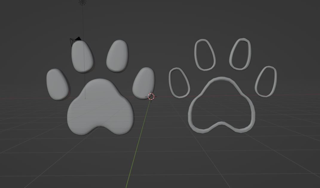 Dog Paw  3D model_6
