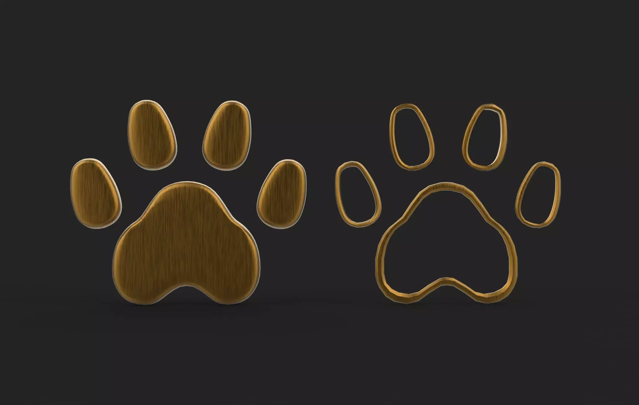 Dog Paw  3D model_0