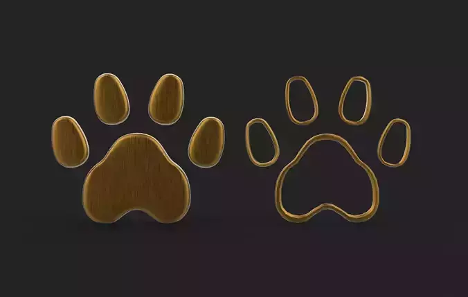 Dog Paw  3D model