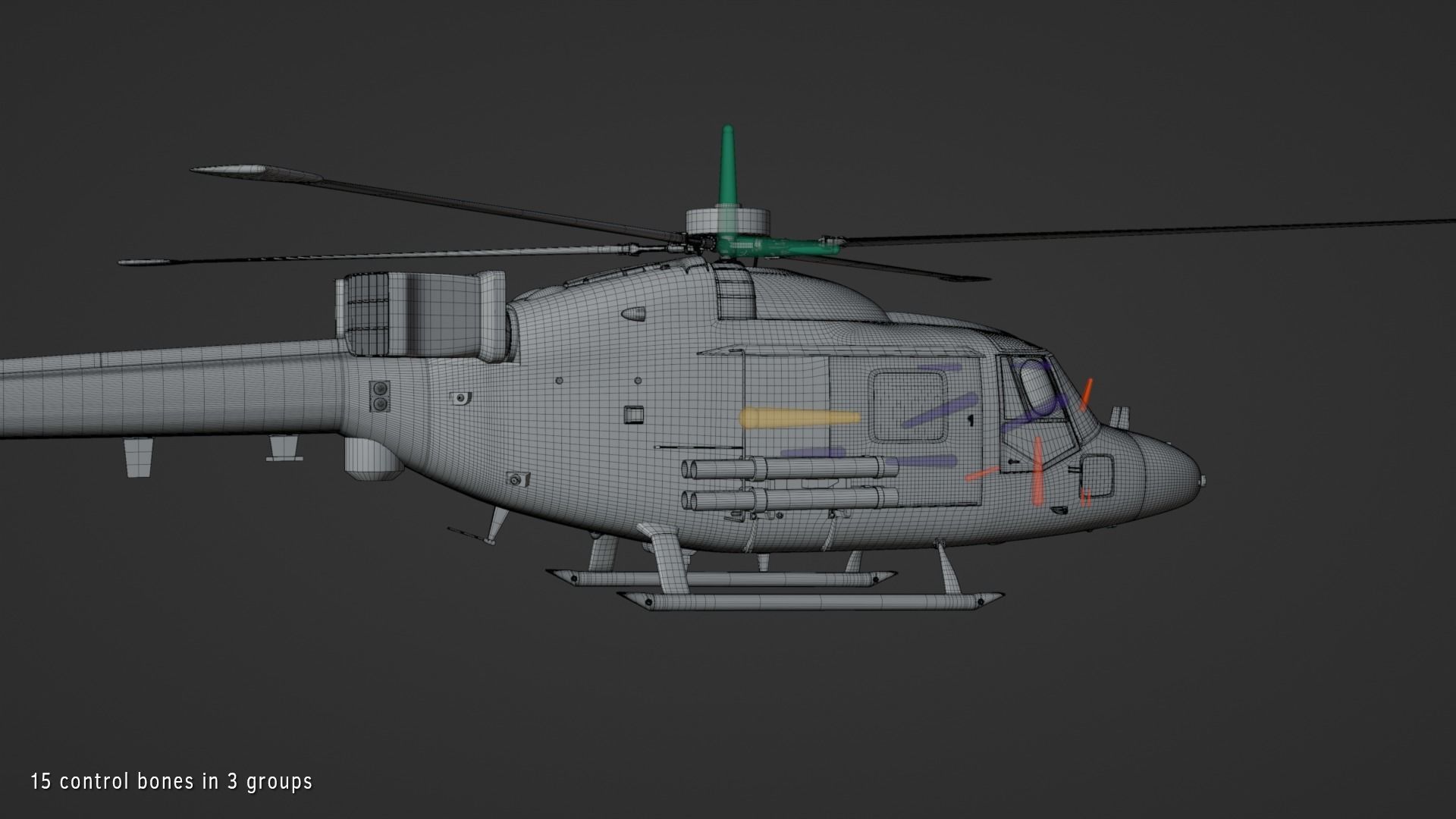 Westland Lynx AH7 3D model_8