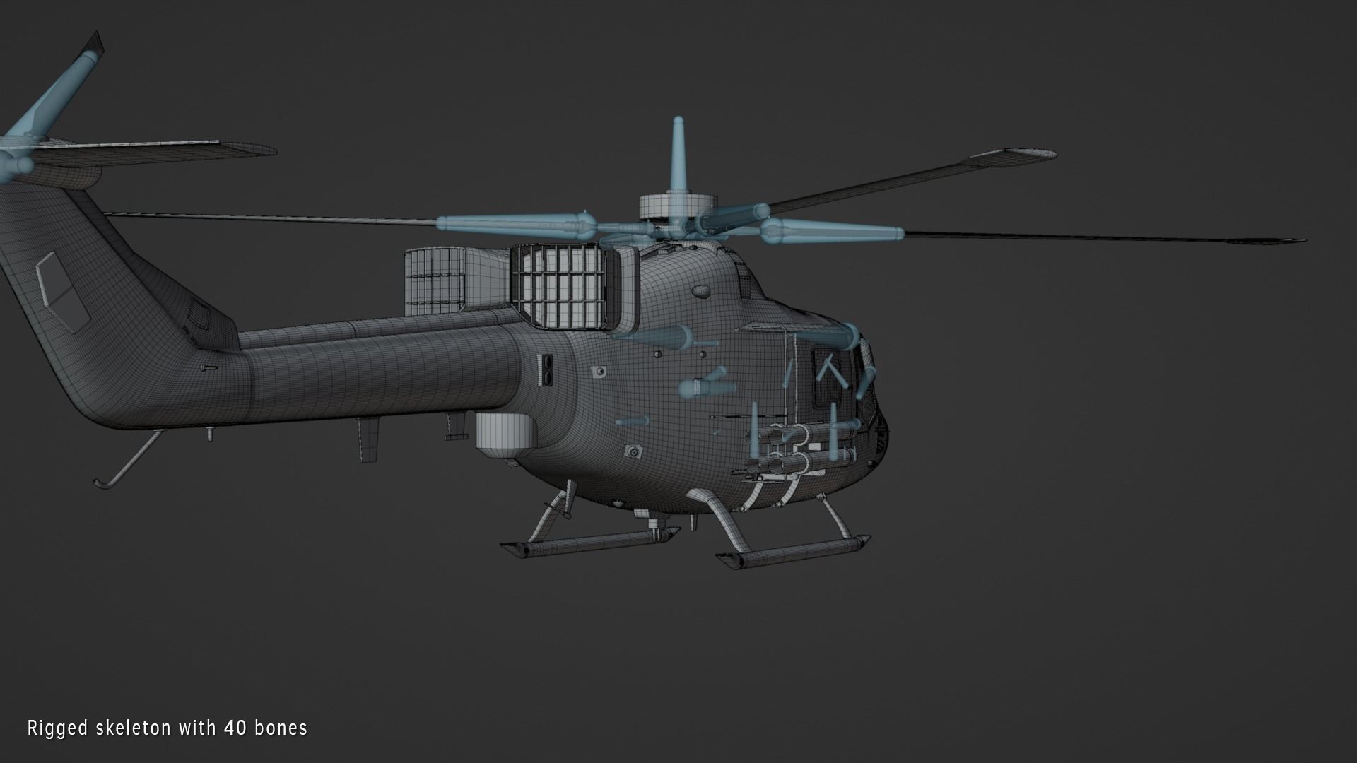 Westland Lynx AH7 3D model_7