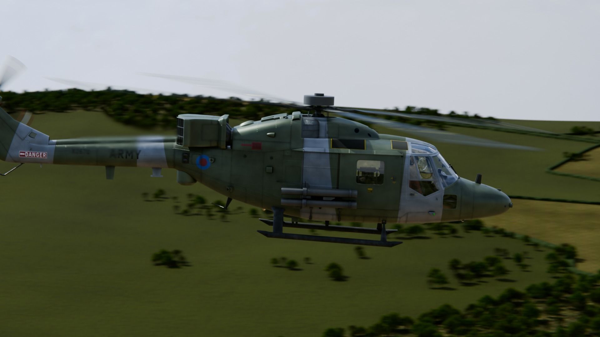 Westland Lynx AH7 3D model_3